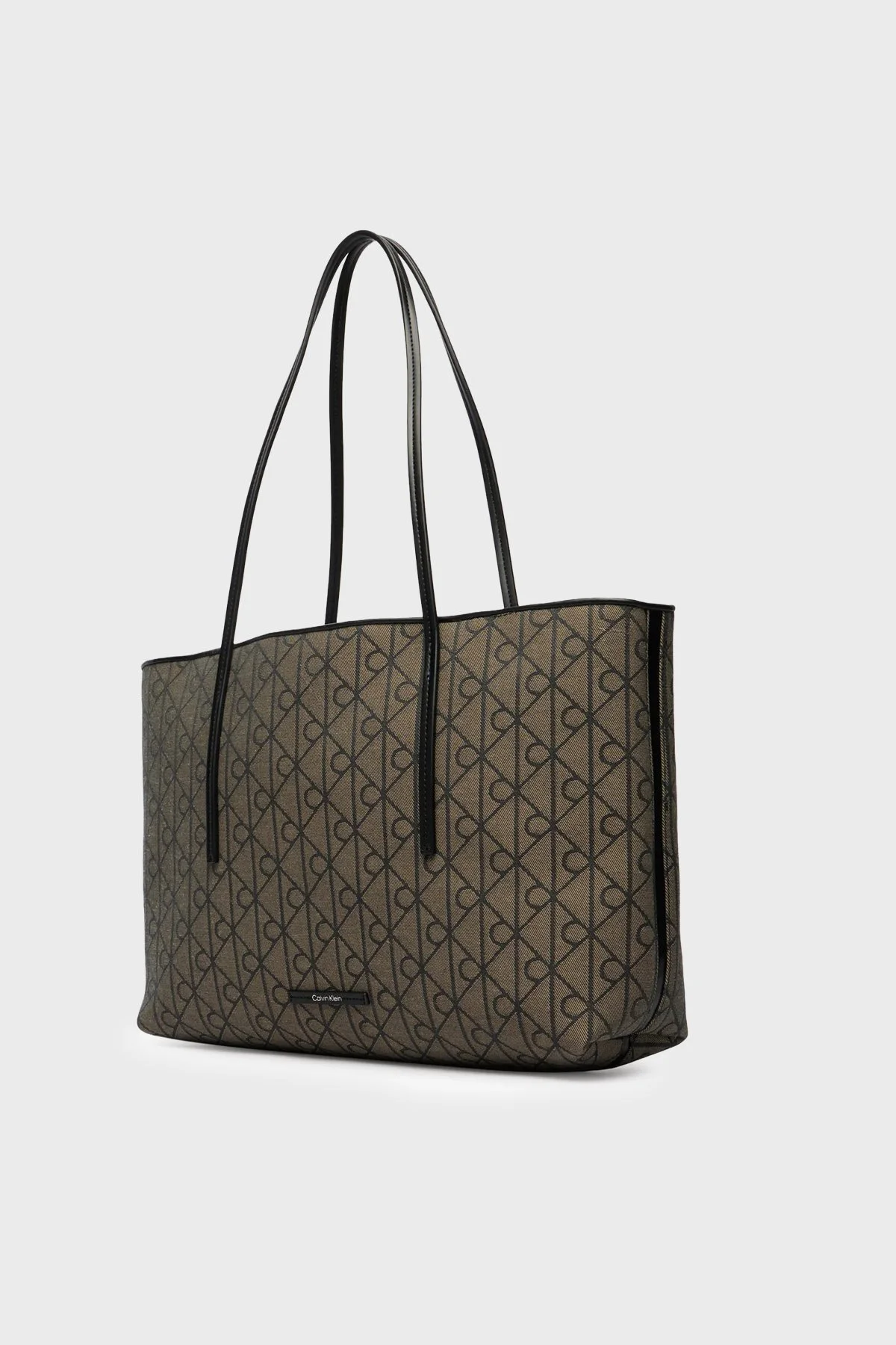 Calvin Klein Logolu Omuz Askılı LV04F3750G7UL Kadın Çanta LV04F3750G 7UL BEJ-SİYAH - 6