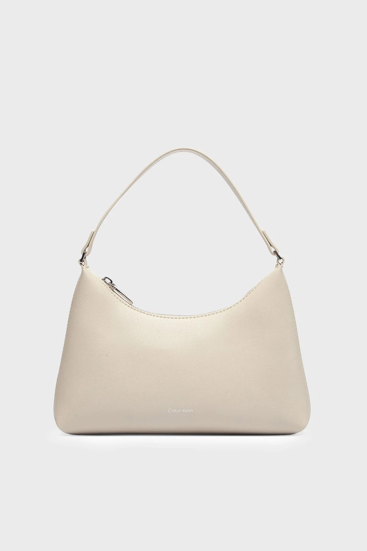 Calvin Klein Logolu Omuz Askılı LV04F3890GACG Kadın Çanta LV04F3890G ACG Ekru - 1