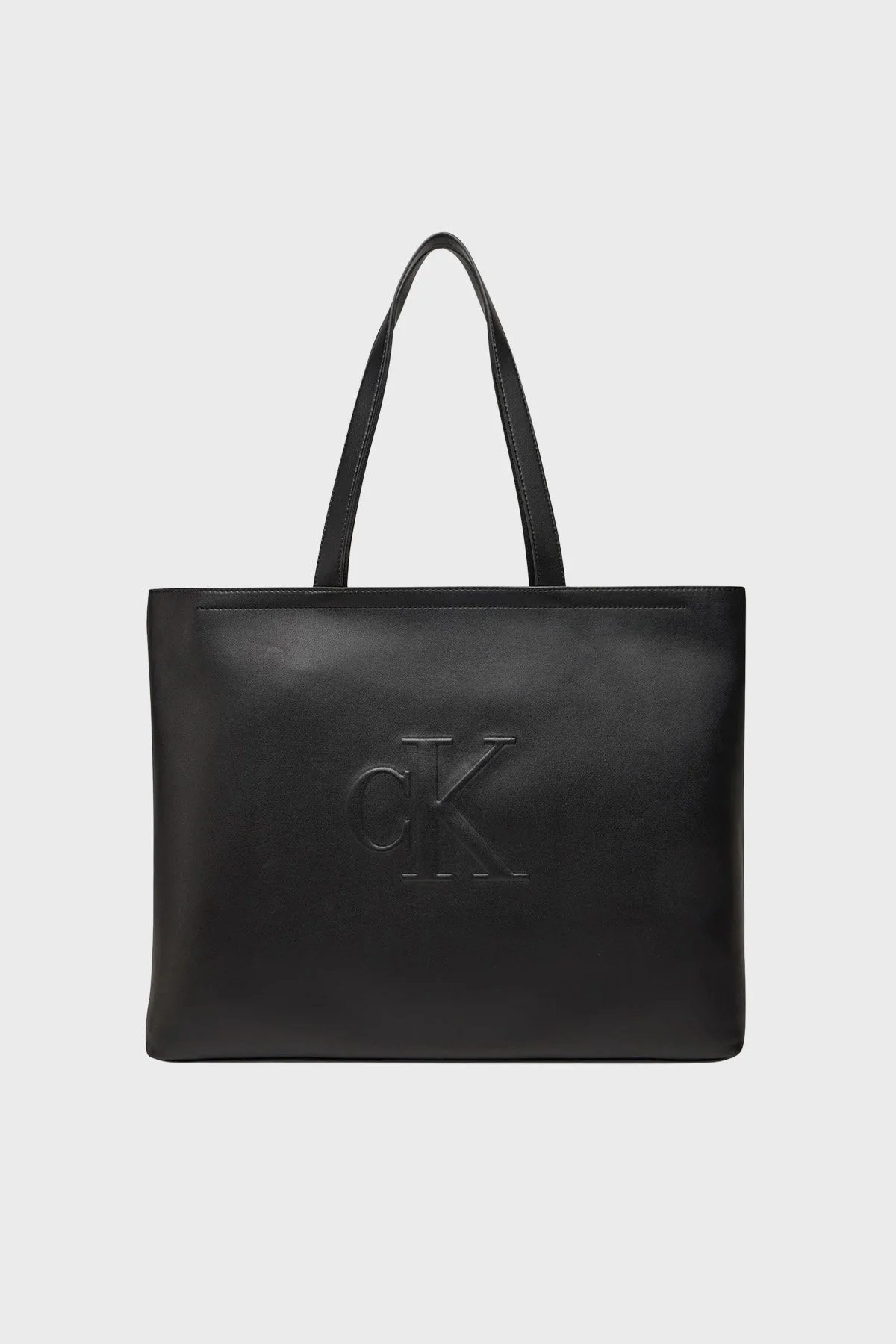 Calvin Klein Logolu Omuz Askılı Tote LV04K3070GUB1 Bayan Çanta LV04K3070G UB1 SİYAH - 1