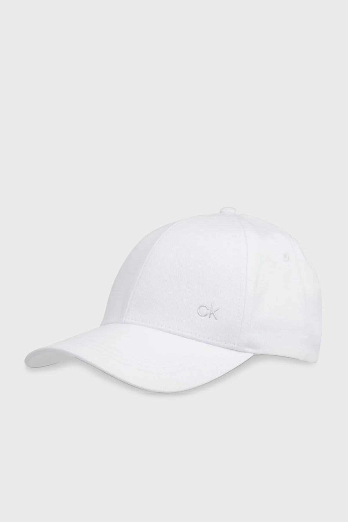 Calvin Klein Logolu Organik Pamuk Erkek Şapka K50K507602 YAF BEYAZ - 1