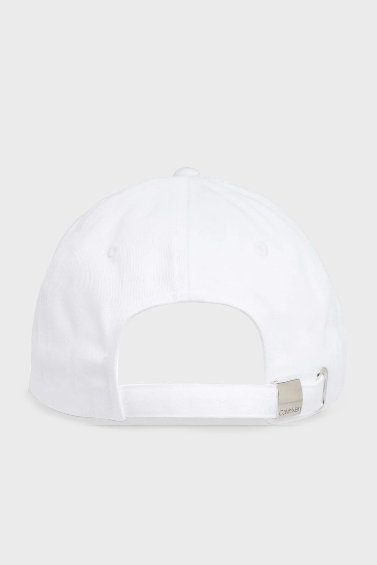 Calvin Klein Logolu Organik Pamuk Erkek Şapka K50K507602 YAF BEYAZ - 2