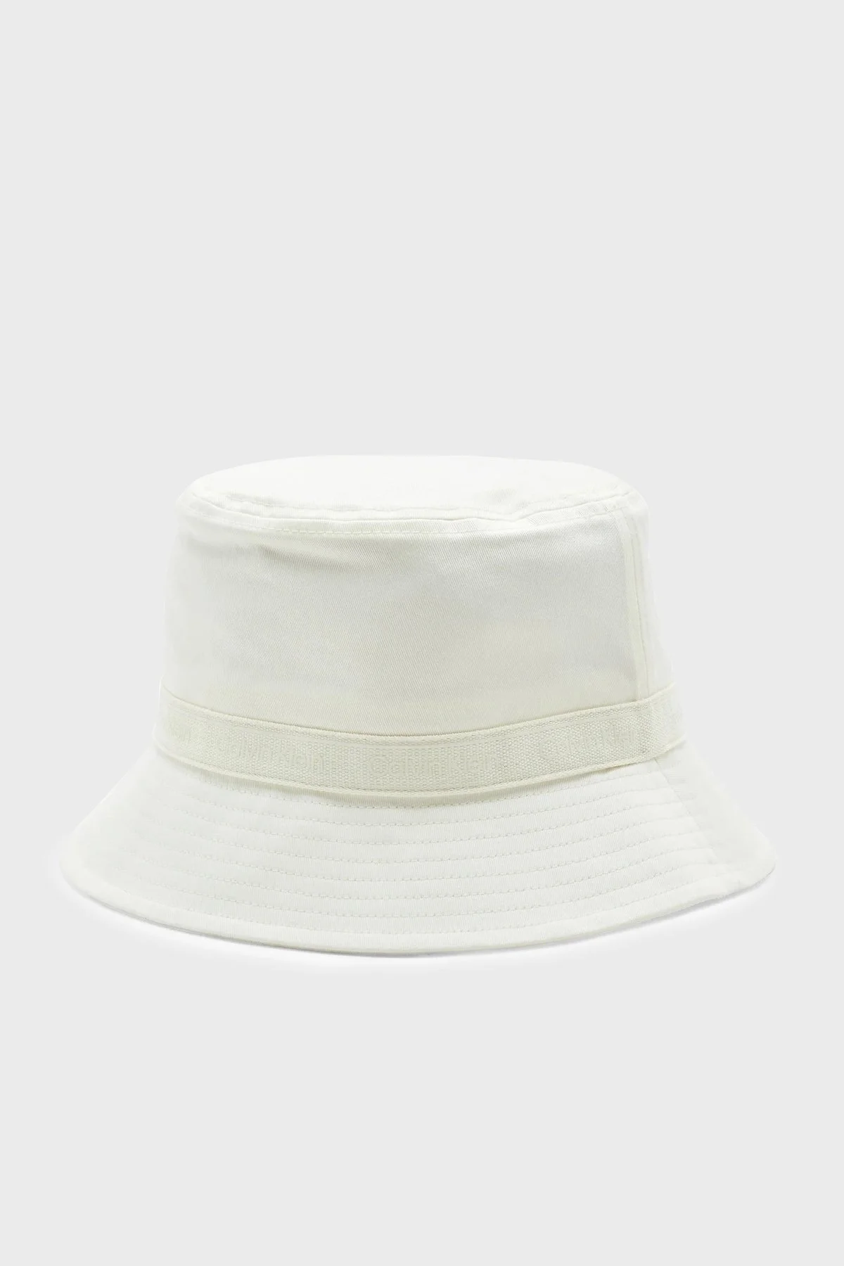 Calvin Klein Logolu Organik Pamuklu Bucket K60K610519YAF Bayan Şapka K60K610519 YAF BEYAZ - 1