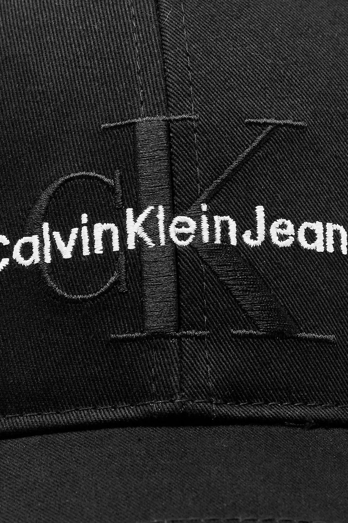 Calvin Klein Logolu Organik Pamuklu K50K510061BEH Erkek Şapka K50K510061 BEH SİYAH - 3