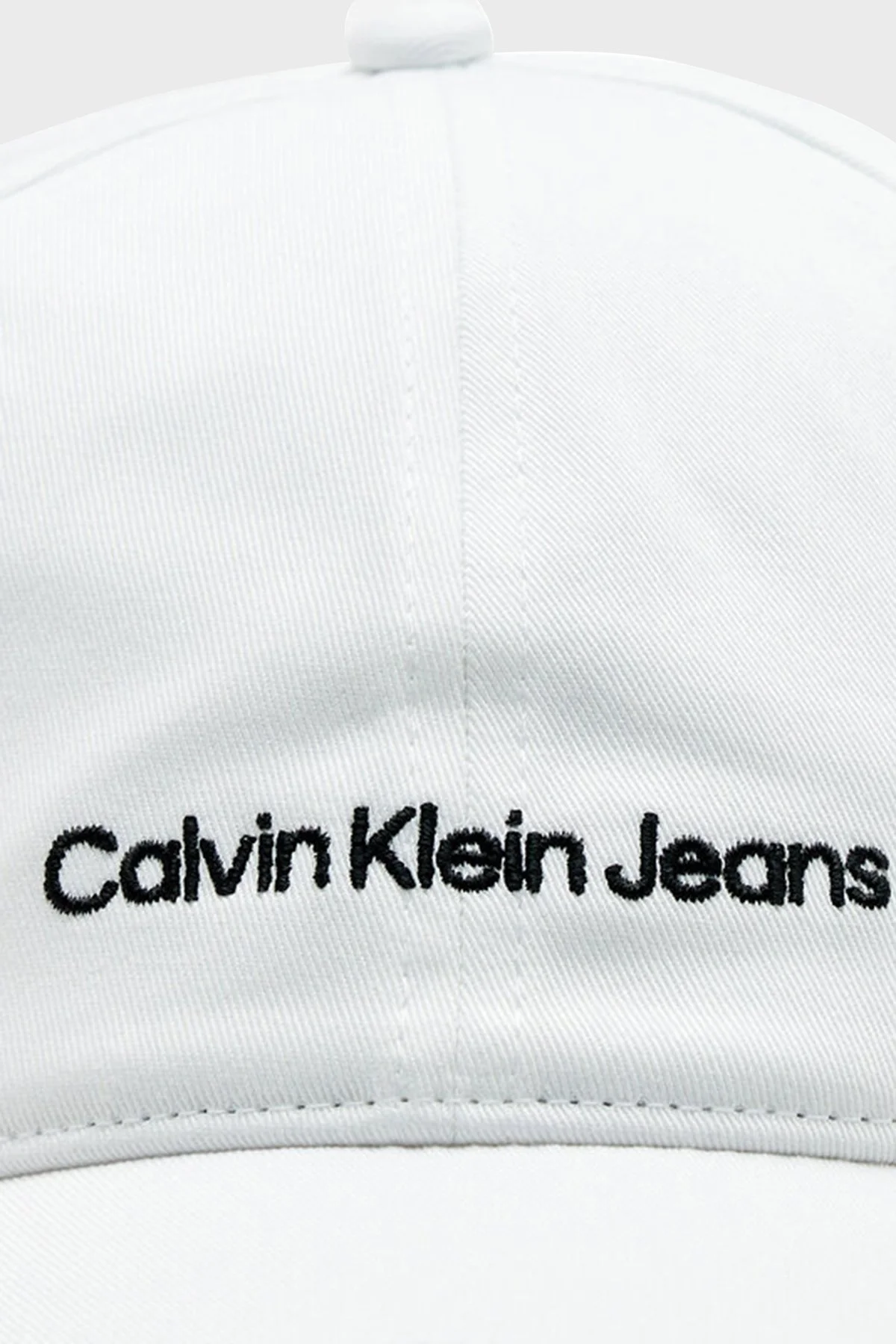 Calvin Klein Logolu Organik Pamuklu K50K510062YAF Erkek Şapka K50K510062 YAF BEYAZ - 3