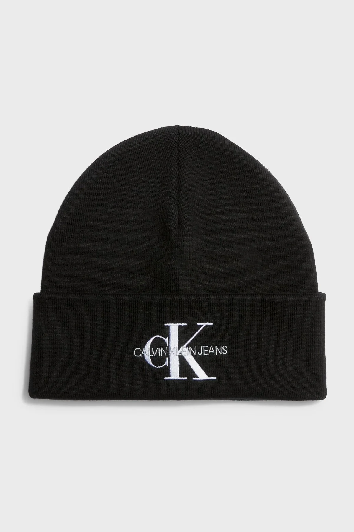 Calvin Klein Logolu Organik Pamuklu K50K511160BDS Erkek Bere K50K511160 BDS SİYAH - 1