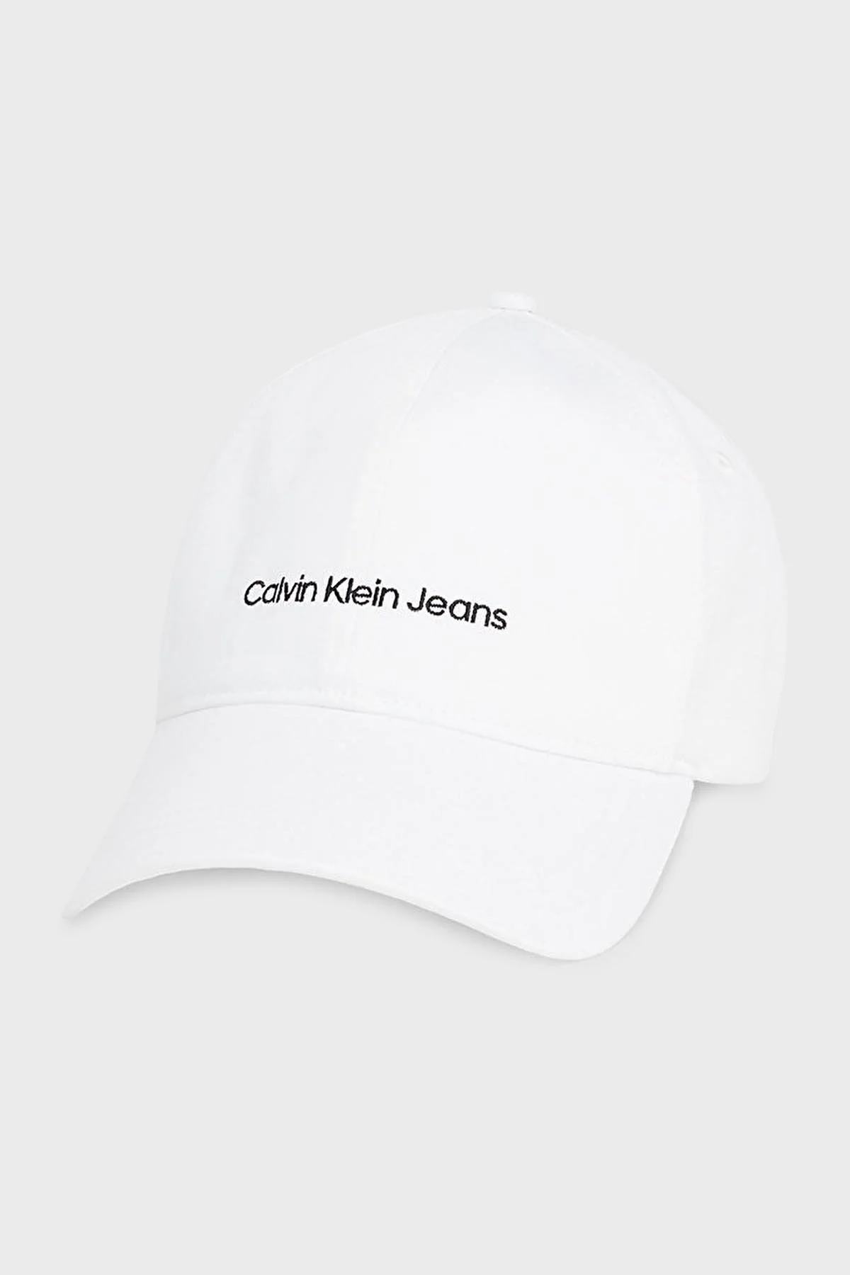 Calvin Klein Logolu Organik Pamuklu K60K608849YAF Bayan Şapka K60K608849 YAF BEYAZ - 1