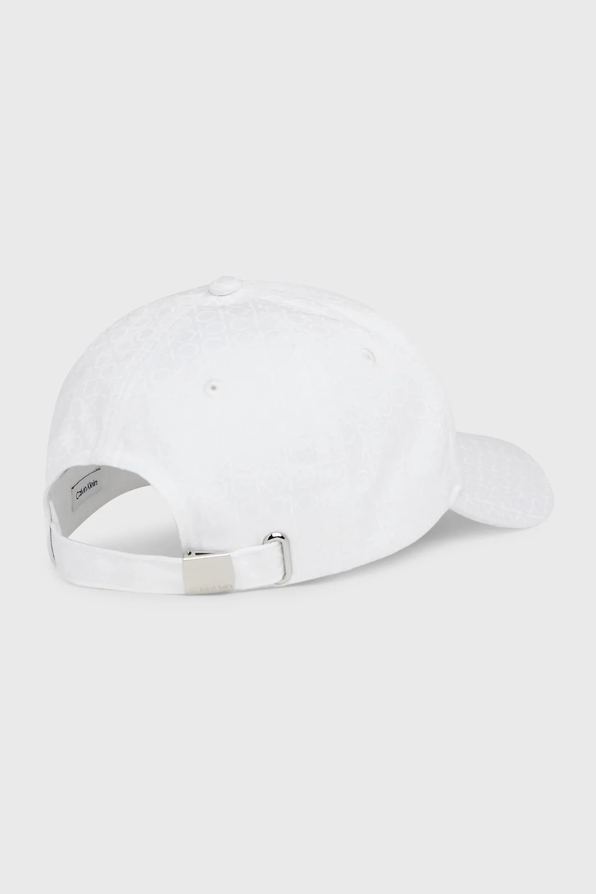 Calvin Klein Logolu Organik Pamuklu K60K611999YAF Bayan Şapka K60K611999 YAF BEYAZ - 3