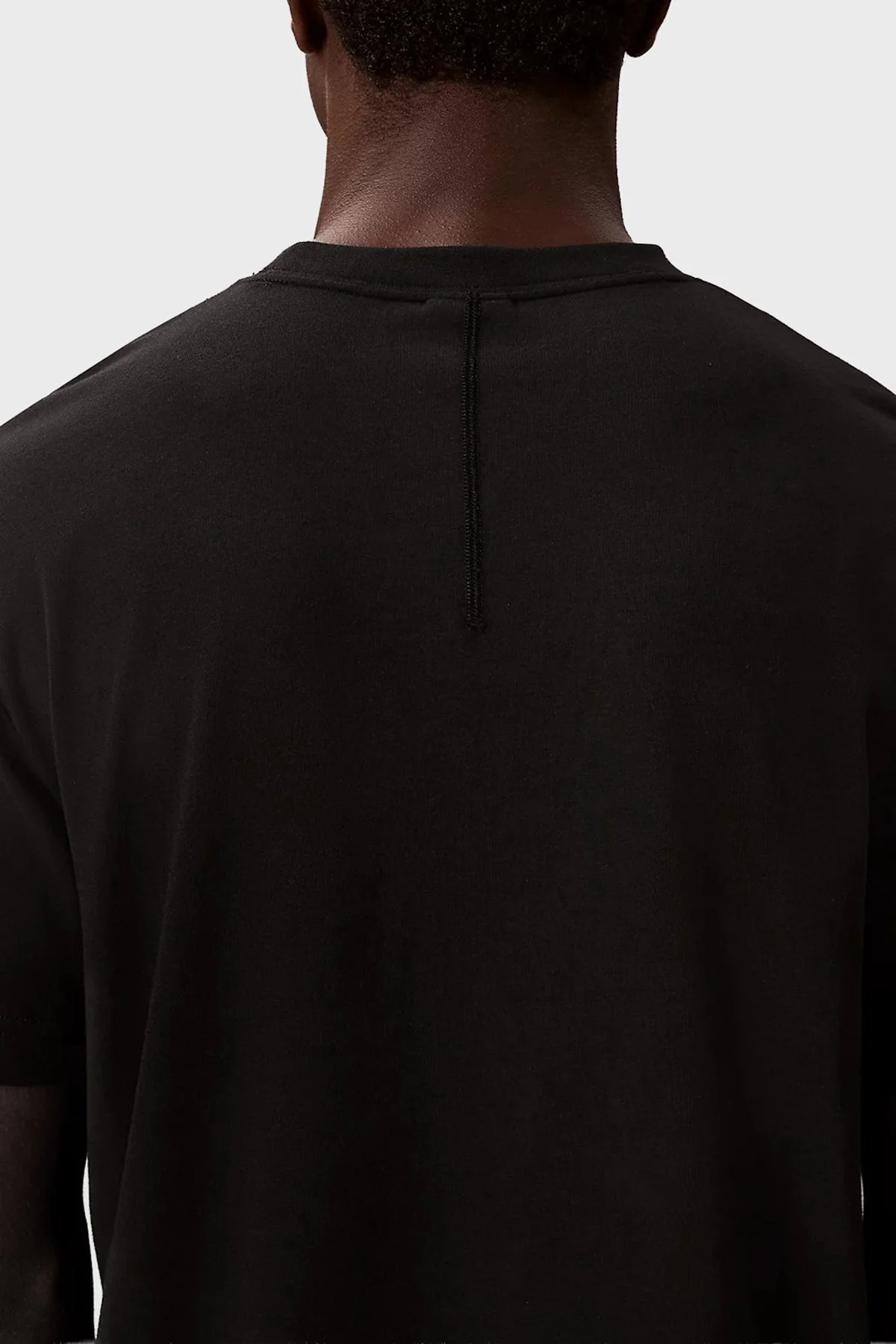 Calvin Klein Logolu Pamuk Karışımlı Regular Fit Bisiklet Yaka LVGMF5K100UB1 Erkek T Shirt LVGMF5K100 UB1 SİYAH - 3