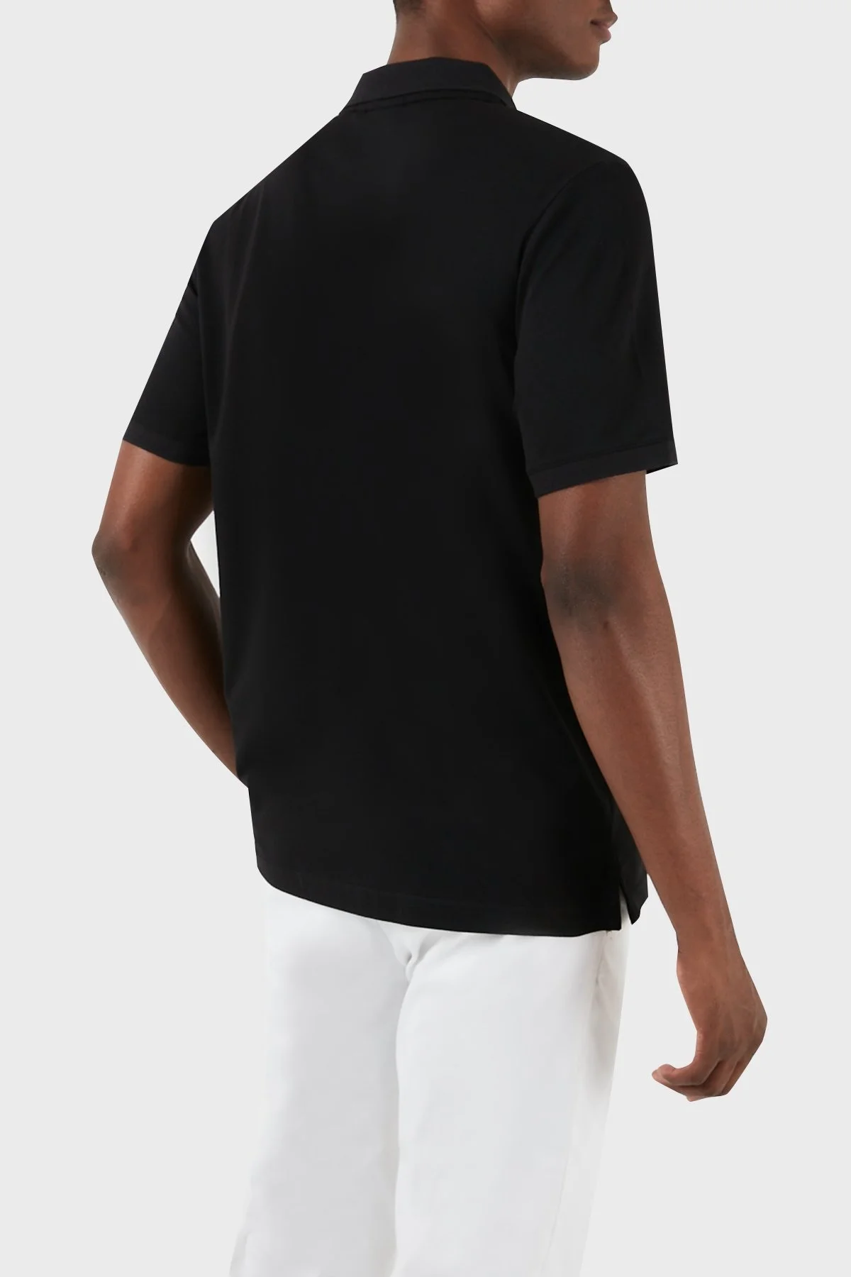 Calvin Klein Logolu Pamuk Karışımlı Slim Fit K10K112470BEH Erkek Polo Yaka T Shirt K10K112470 BEH SİYAH - 2