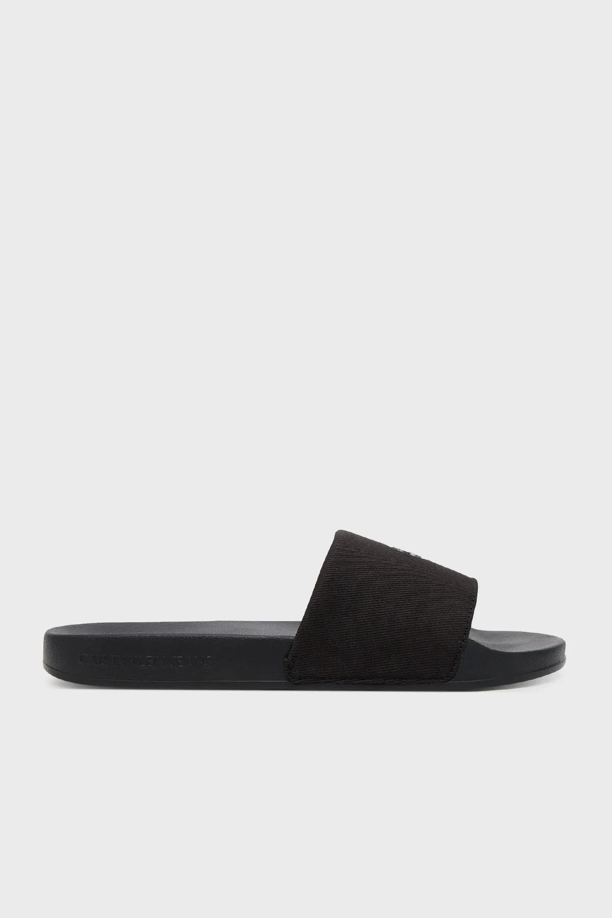 Calvin Klein Logolu Pamuk Karışımlı YW0YW017130GJ Bayan Terlik YW0YW01713 0GJ SİYAH - 7