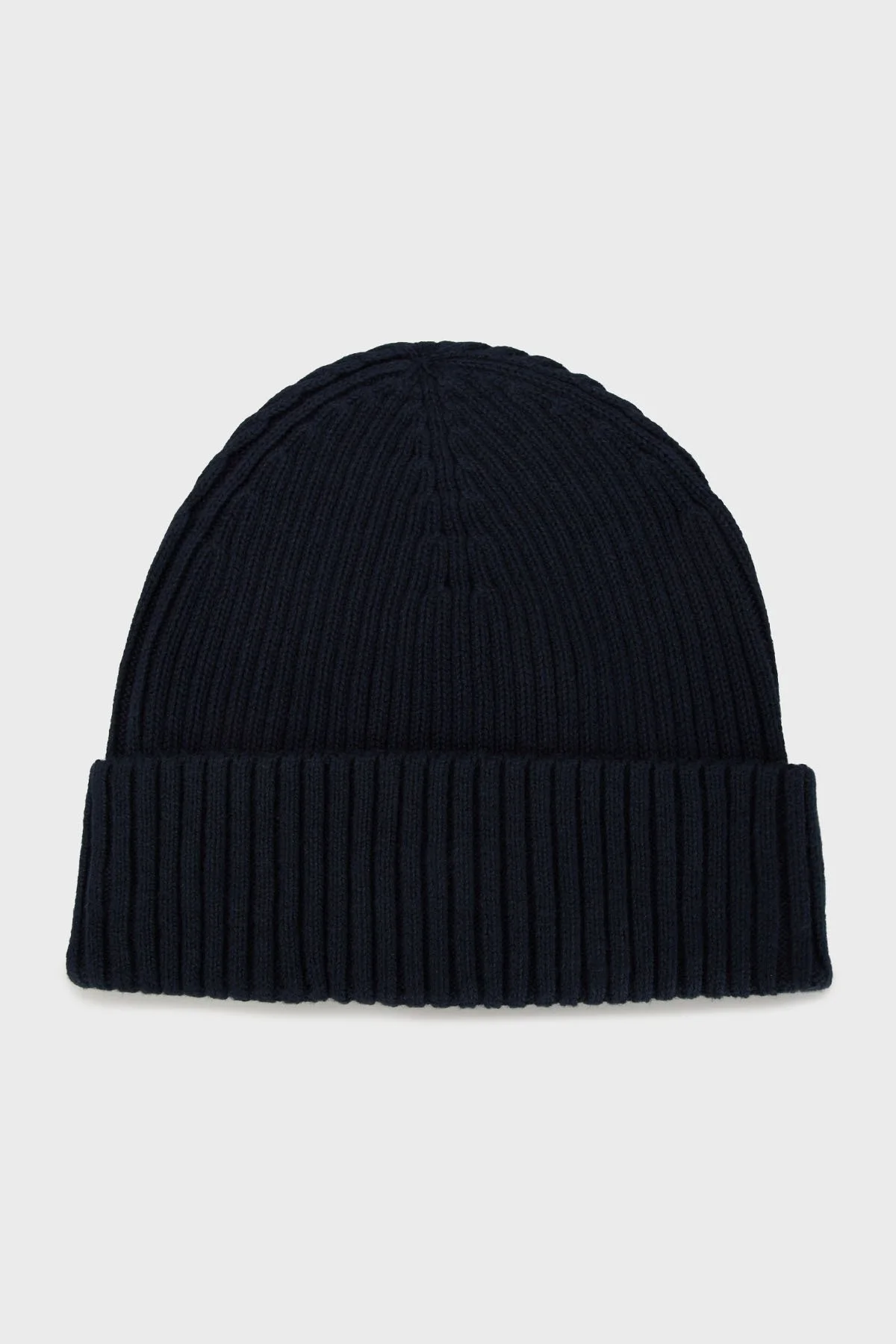 Calvin Klein Logolu Pamuk ve Kaşmir Karışımlı Örme LV04D8053GCEF Erkek Bere LV04D8053G CEF LACİVERT - 2