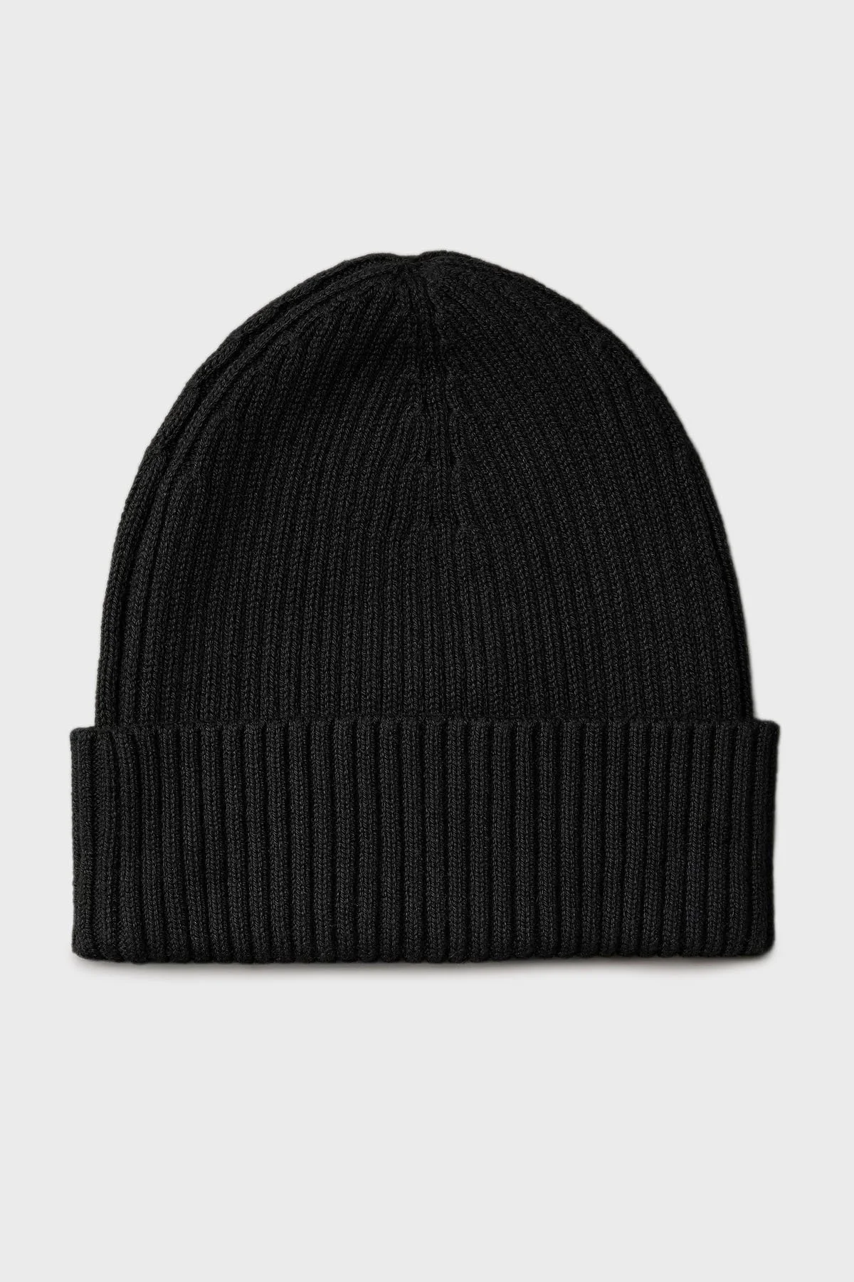 Calvin Klein Logolu Pamuk ve Kaşmir Karışımlı Örme LV04D8053GUB1 Erkek Bere LV04D8053G UB1 SİYAH - 3