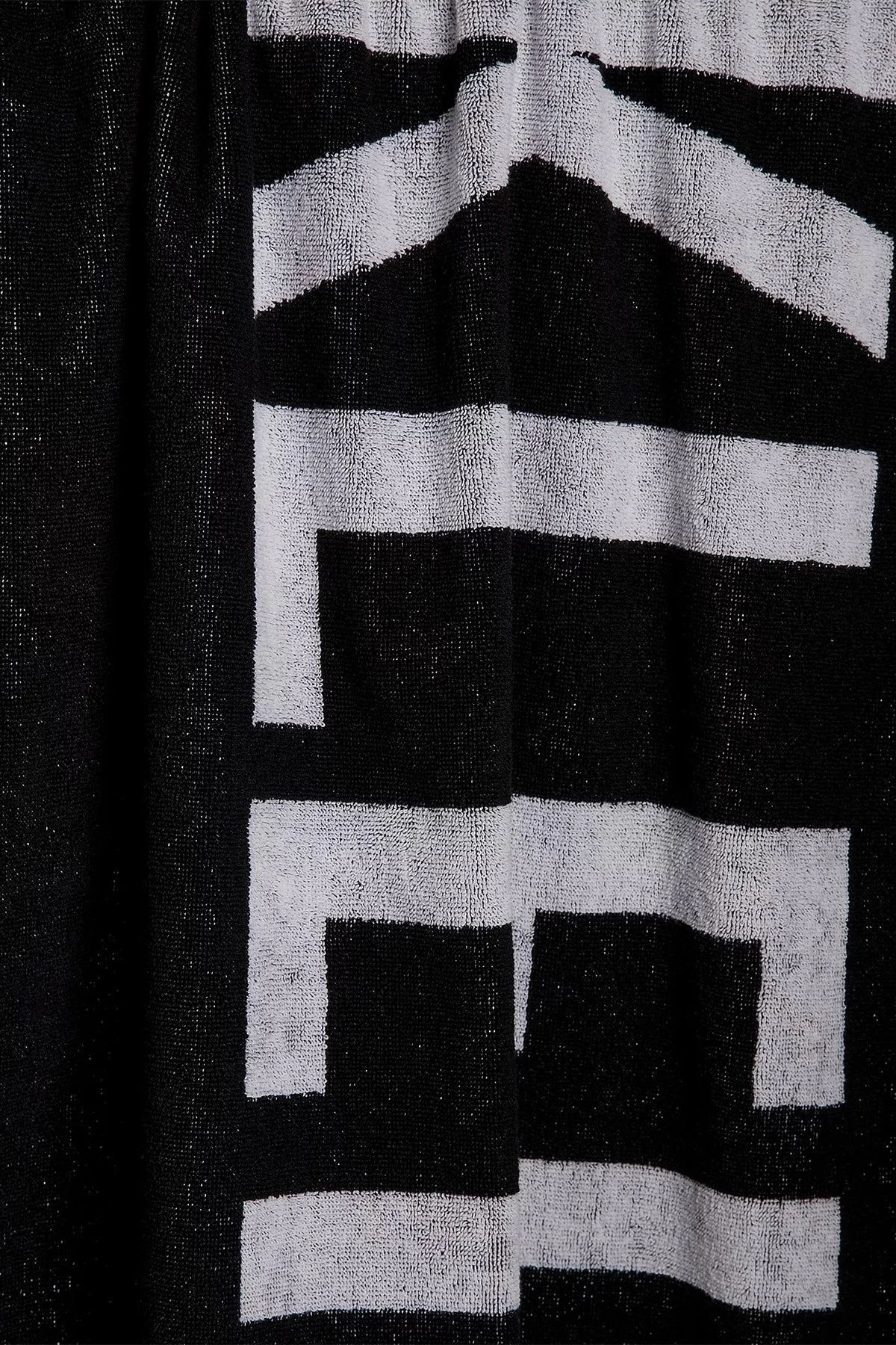 Calvin Klein Logolu Pamuklu 170*90 cm KU0KU00117BEH Unisex Plaj Havlusu KU0KU00117 BEH SİYAH - 2