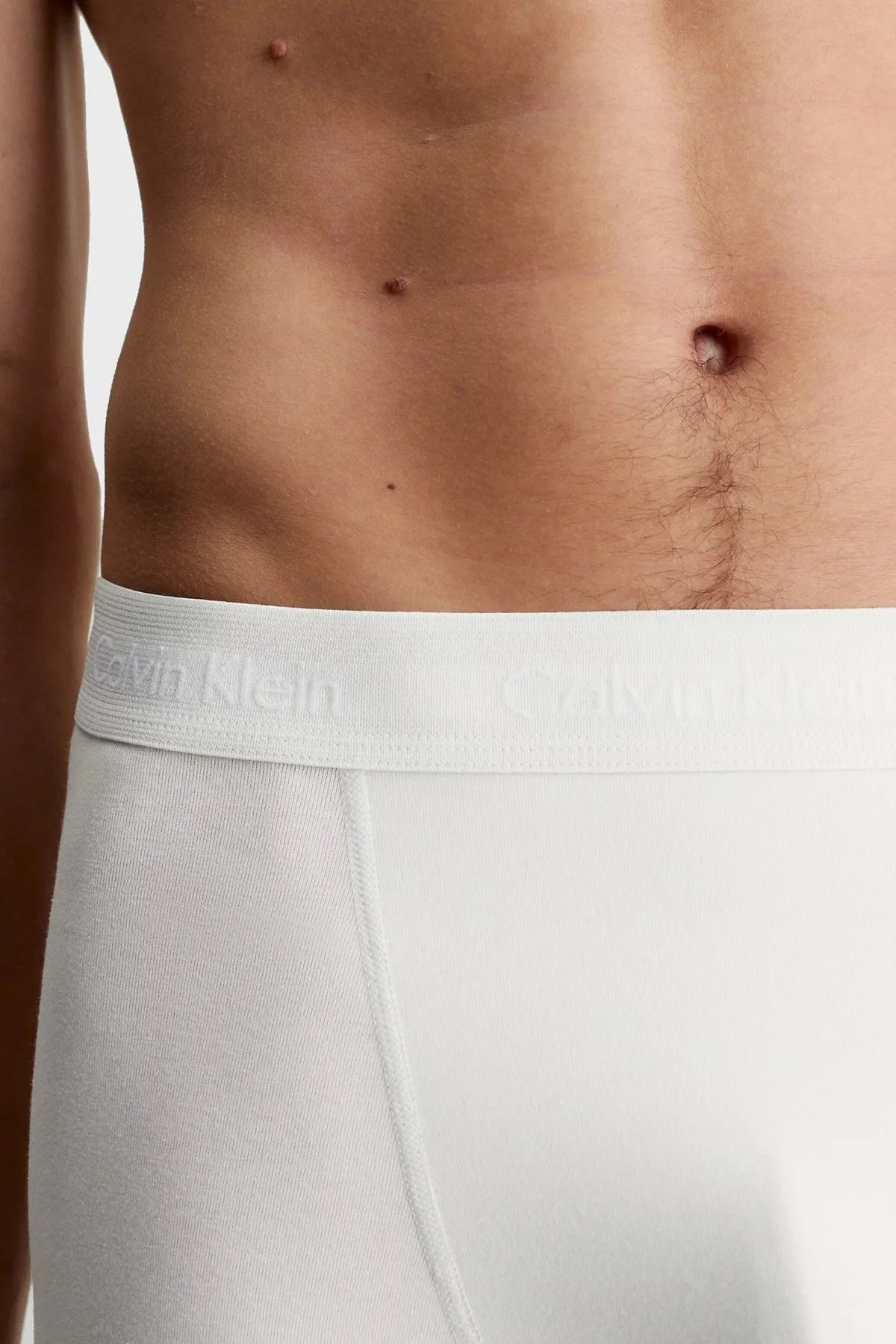 Calvin Klein Logolu Pamuklu 3 Pack 0000U2662GH4Y Erkek Boxer 0000U2662G H4Y Siyah-Lacivert-Beyaz - 5