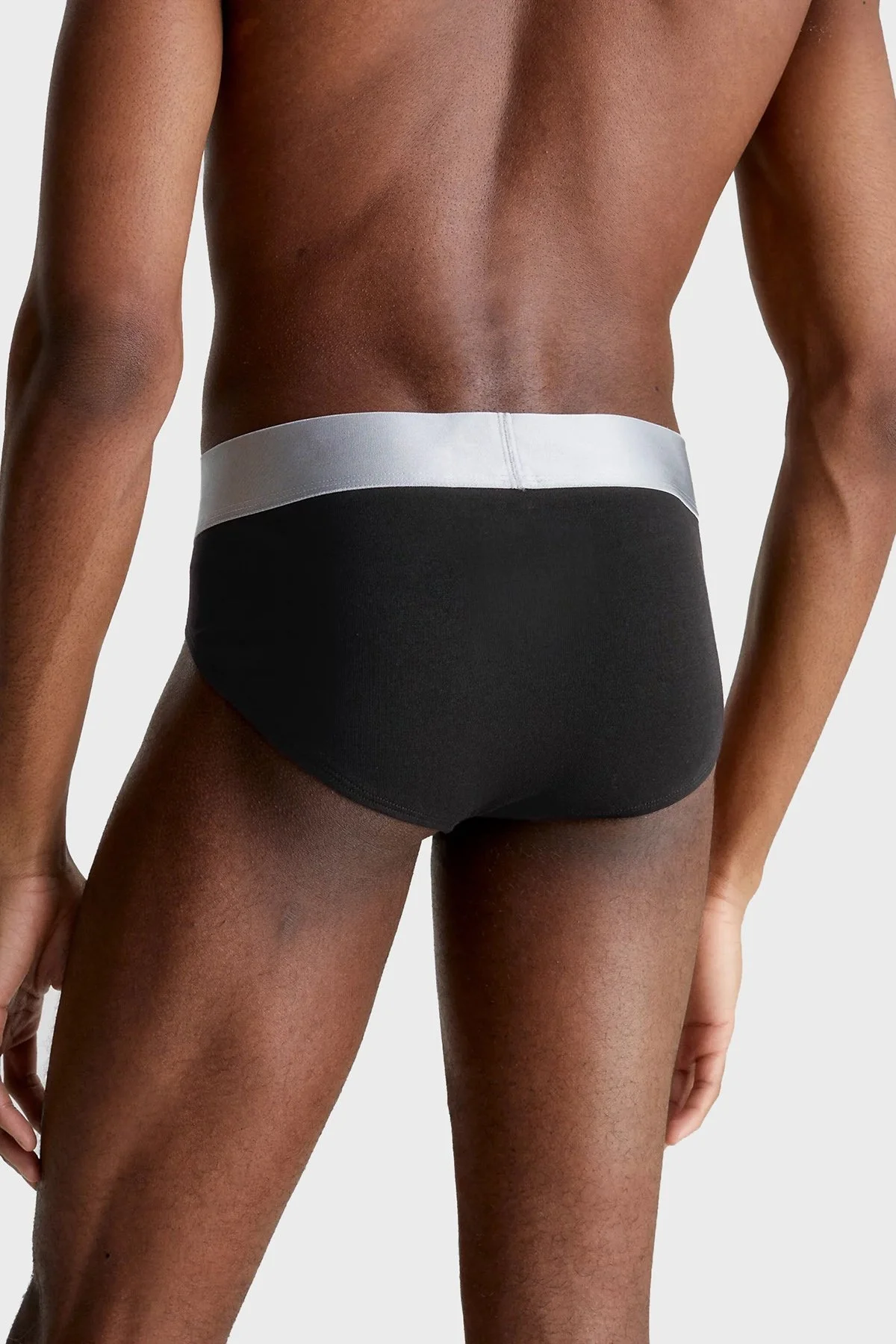 Calvin Klein Logolu Pamuklu 3 Pack 000NB3129A7V1 Erkek Slip 000NB3129A 7V1 SİYAH - 3