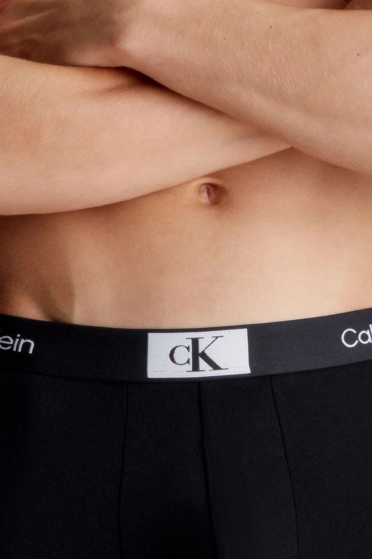 Calvin Klein Logolu Pamuklu 3 Pack 000NB3528EMRS Erkek Boxer 000NB3528E MRS Siyah-Fuşya - 6