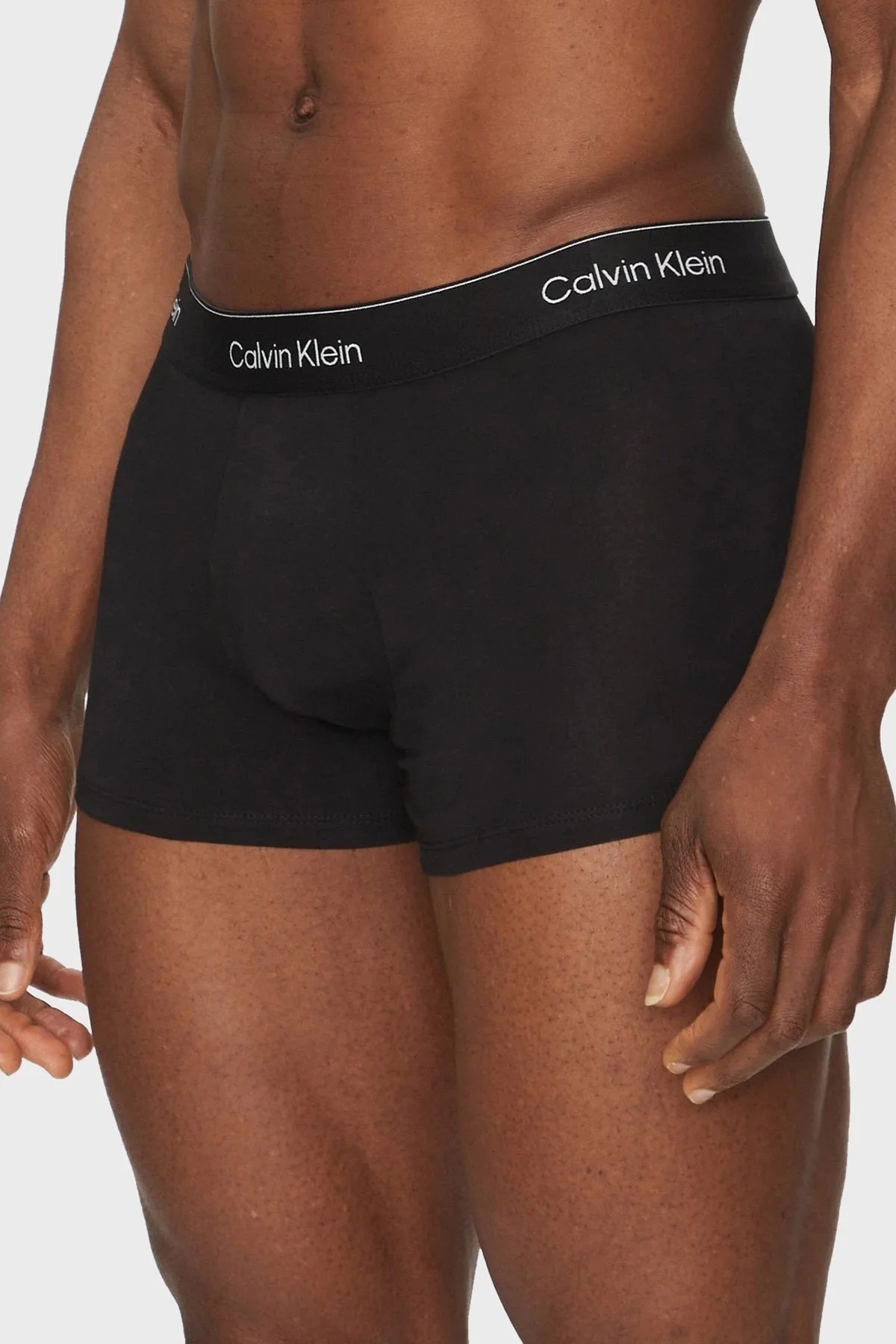 Calvin Klein Logolu Pamuklu 5 Pack LV00NB4393TM6 Erkek Boxer LV00NB4393 TM6 SİYAH - 9
