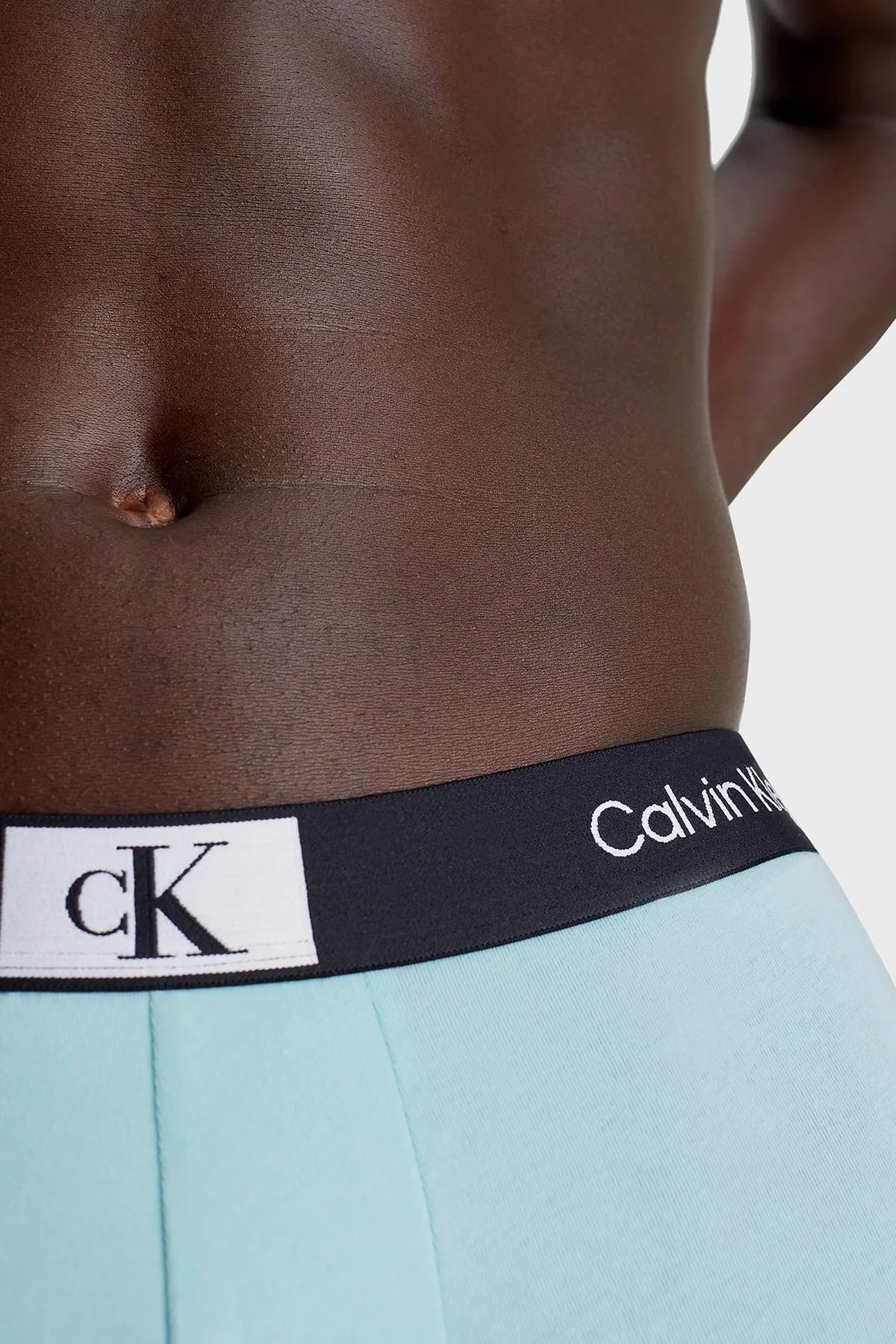 Calvin Klein Logolu Pamuklu 7 Pack 000NB3582AMRG Erkek Boxer 000NB3582A MRG Turkuaz-Gri-Siyah - 8