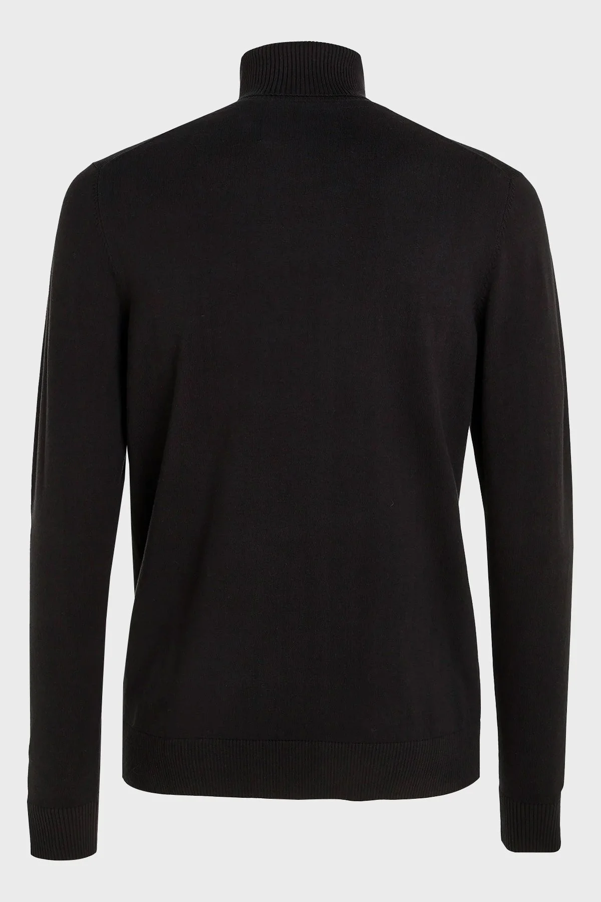 Calvin Klein Logolu Pamuklu Balıkçı Yaka Regular Fit J30J324325BEH Erkek Kazak J30J324325 BEH SİYAH - 5