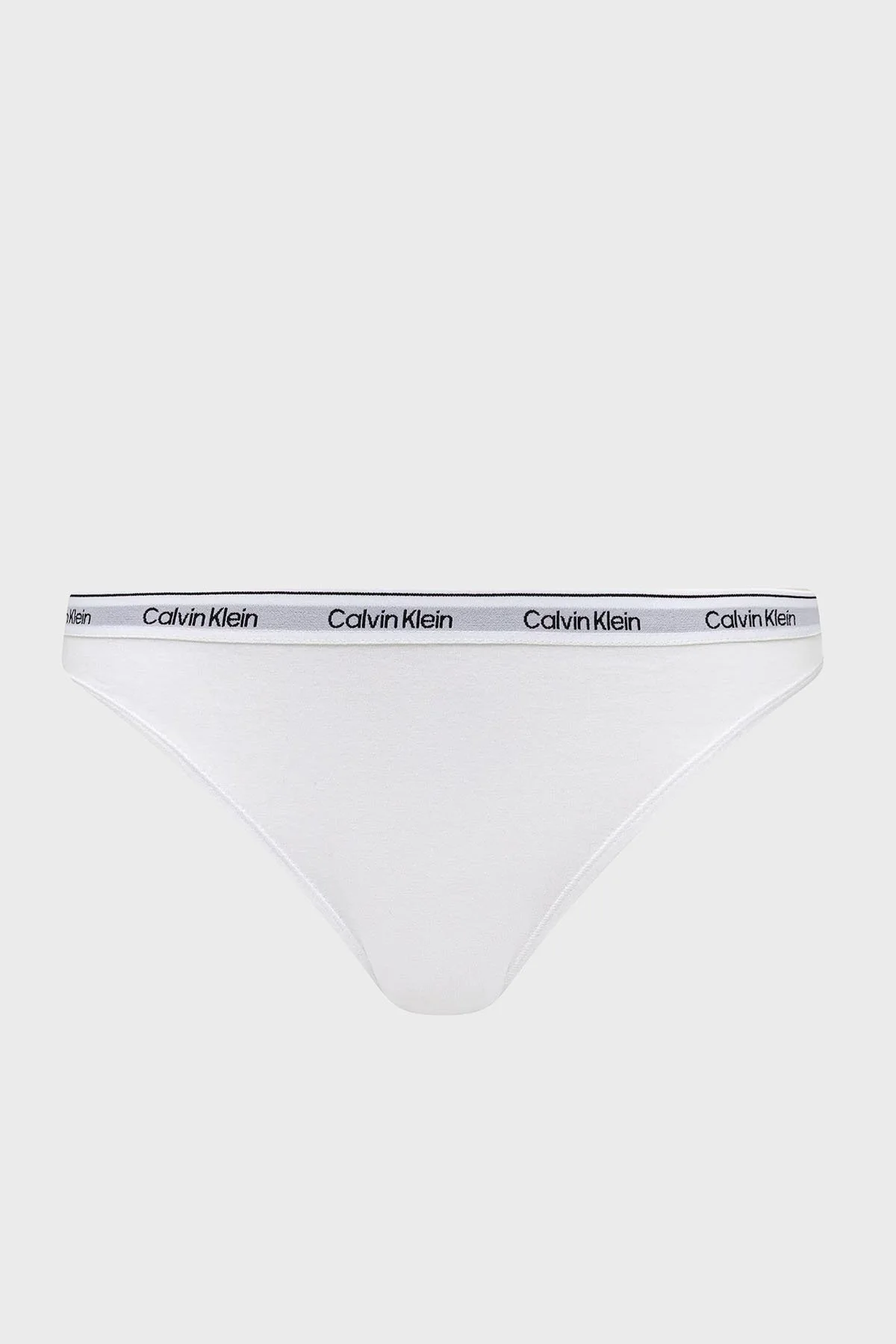 Calvin Klein Logolu Pamuklu Düşük Bel 3 Pack 000QD5207E31T Bayan Külot 000QD5207E 31T Mavi-Siyah-Beyaz - 3