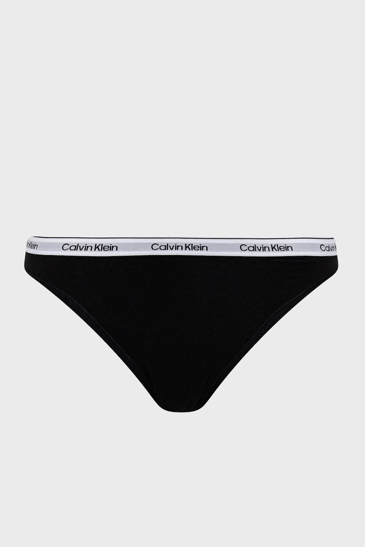 Calvin Klein Logolu Pamuklu Düşük Bel 3 Pack 000QD5207E31T Bayan Külot 000QD5207E 31T Mavi-Siyah-Beyaz - 4