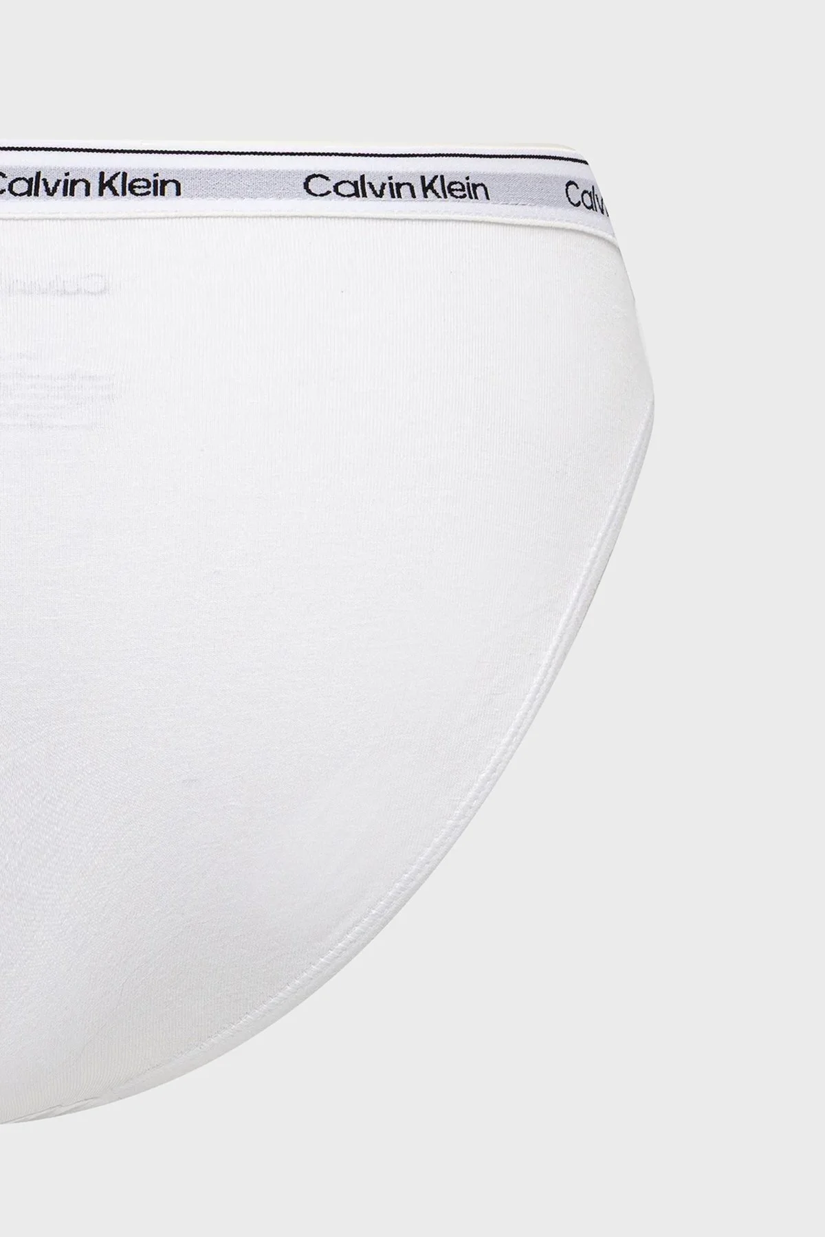 Calvin Klein Logolu Pamuklu Düşük Bel 3 Pack 000QD5207E31T Bayan Külot 000QD5207E 31T Mavi-Siyah-Beyaz - 6