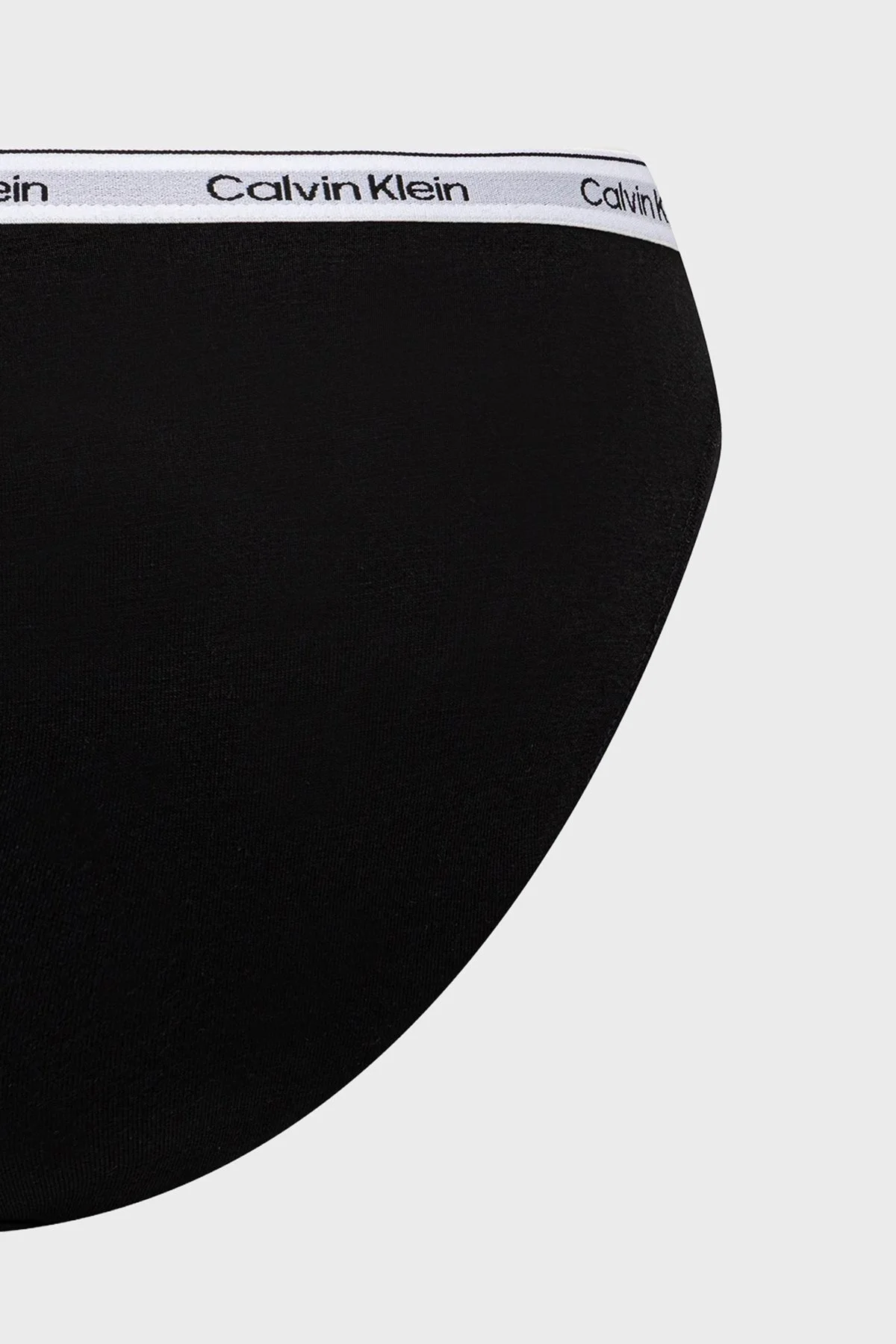 Calvin Klein Logolu Pamuklu Düşük Bel 3 Pack 000QD5207E31T Bayan Külot 000QD5207E 31T Mavi-Siyah-Beyaz - 7