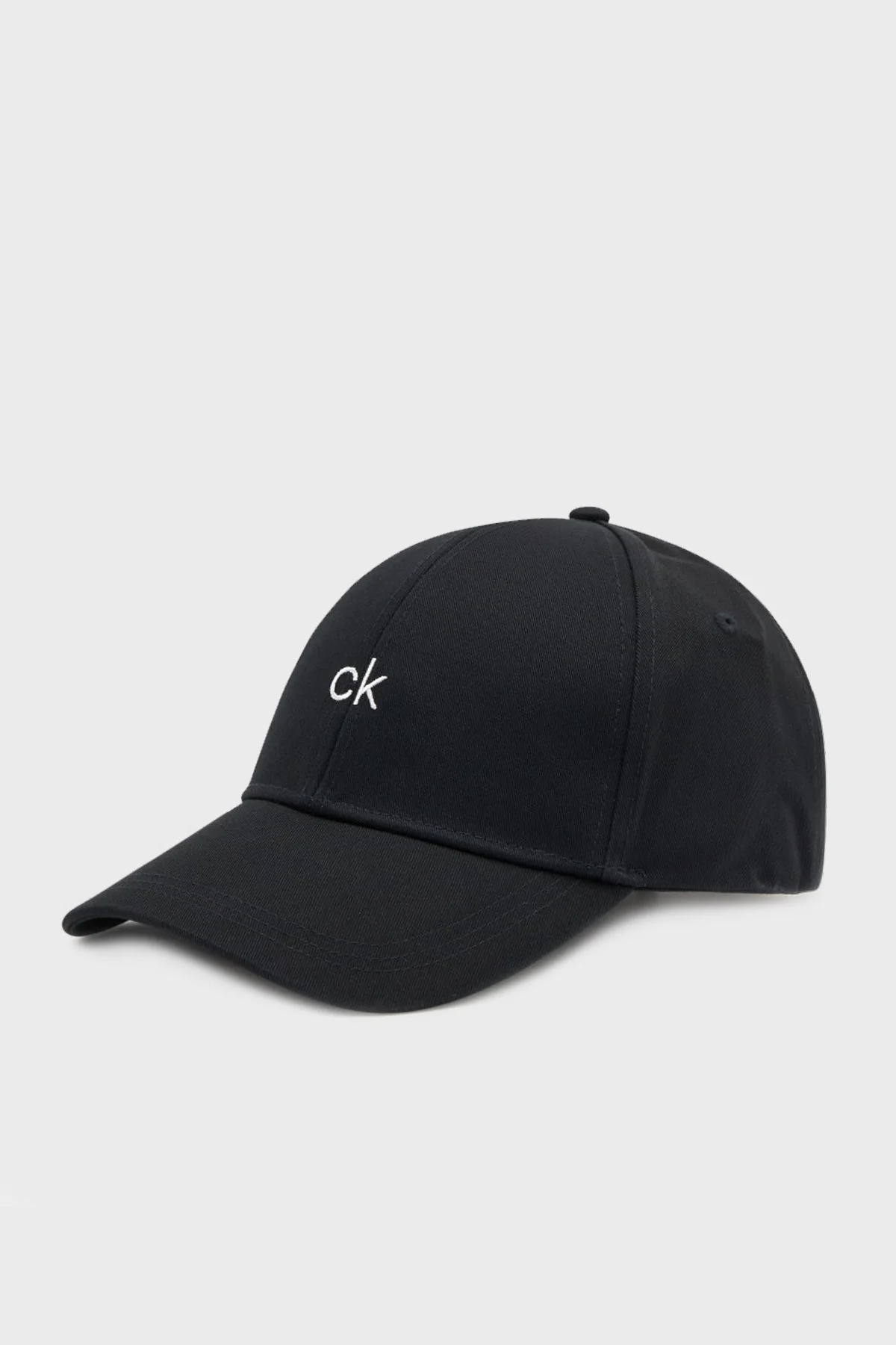 Calvin Klein Logolu Pamuklu Erkek Şapka K50K506087 BAX SİYAH - 1