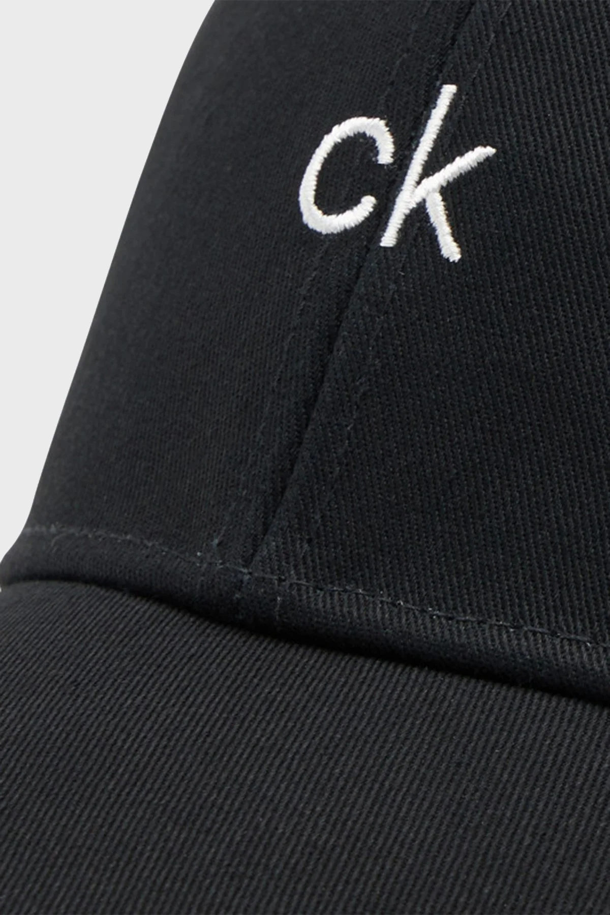 Calvin Klein Logolu Pamuklu Erkek Şapka K50K506087 BAX SİYAH - 2