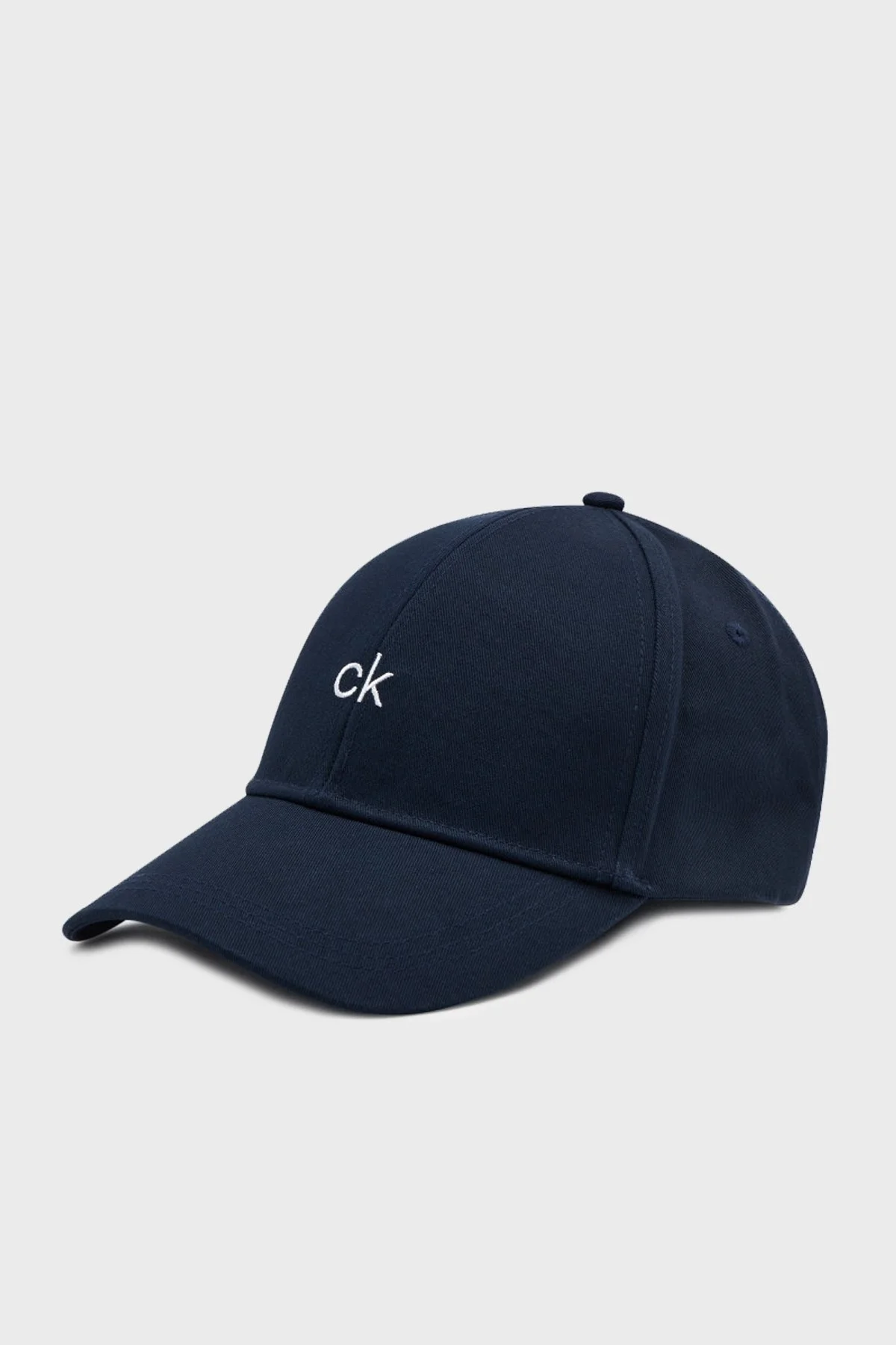Calvin Klein Logolu Pamuklu Erkek Şapka K50K506087 CEF LACİVERT - 1
