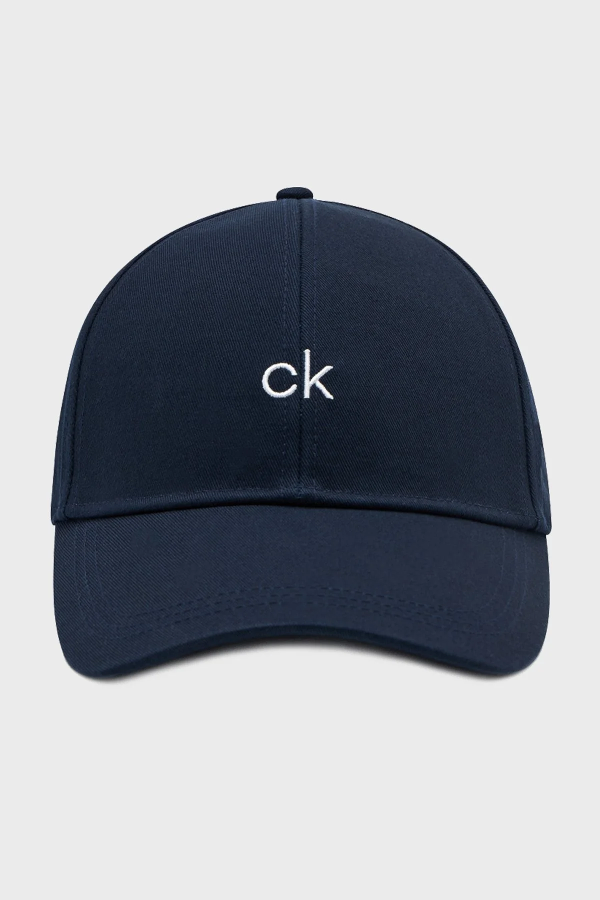 Calvin Klein Logolu Pamuklu Erkek Şapka K50K506087 CEF LACİVERT - 3