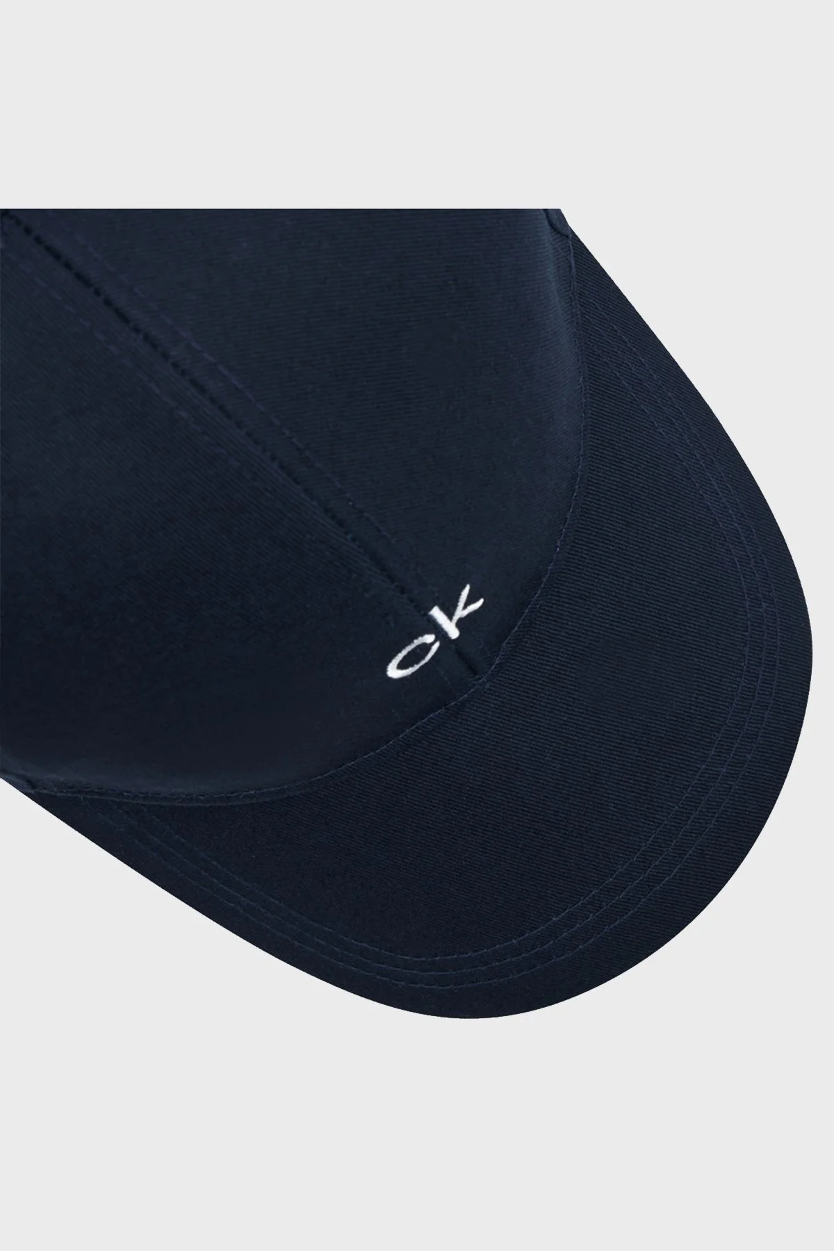 Calvin Klein Logolu Pamuklu Erkek Şapka K50K506087 CEF LACİVERT - 5