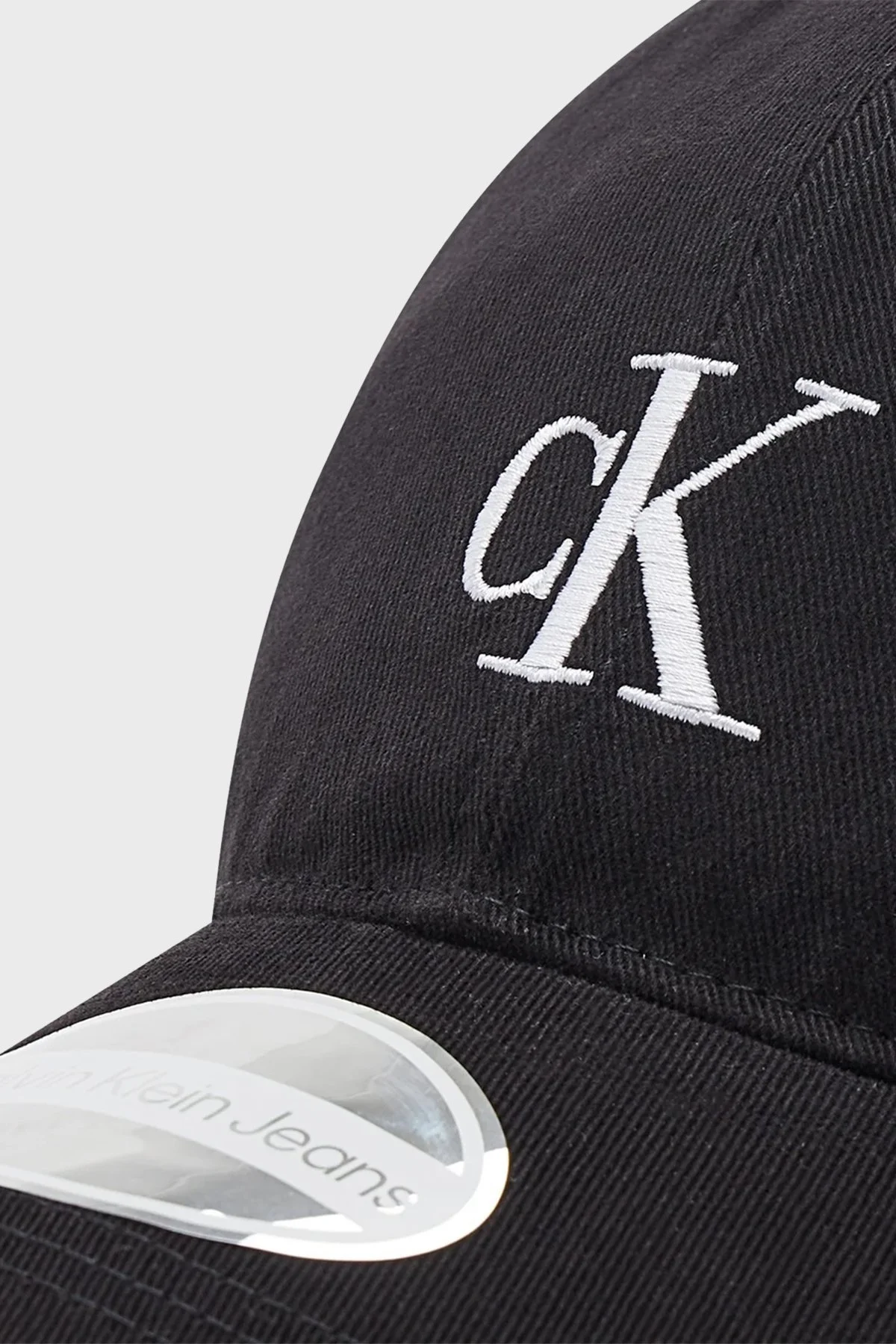 Calvin Klein Logolu Pamuklu Erkek Şapka K50K510182 BDS SİYAH - 4