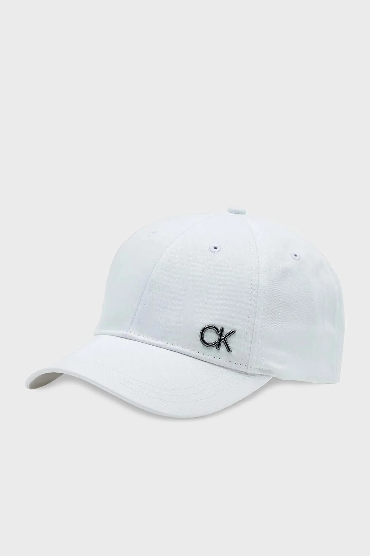 Calvin Klein Logolu Pamuklu K50K510342YAF Erkek Şapka K50K510342 YAF BEYAZ - 1