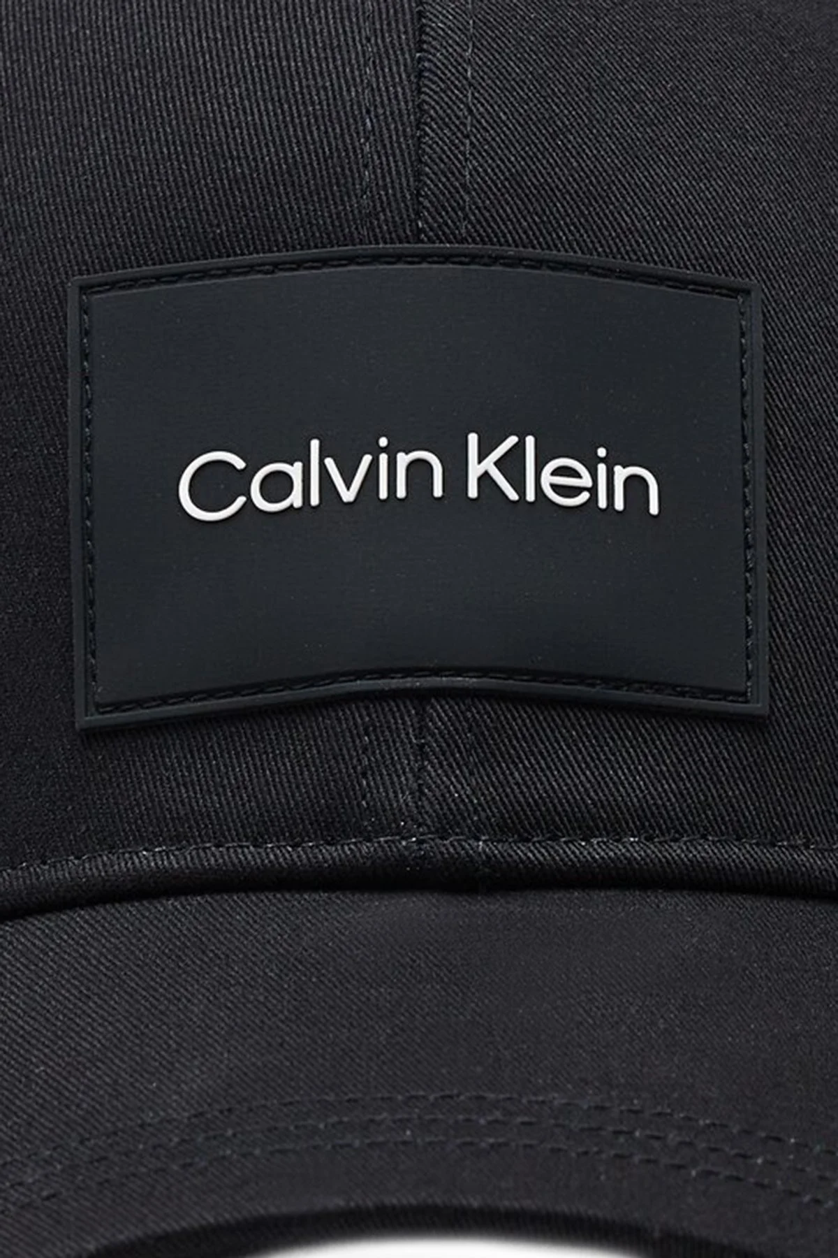 Calvin Klein Logolu Pamuklu K50K510377BAX Erkek Şapka K50K510377 BAX SİYAH - 2