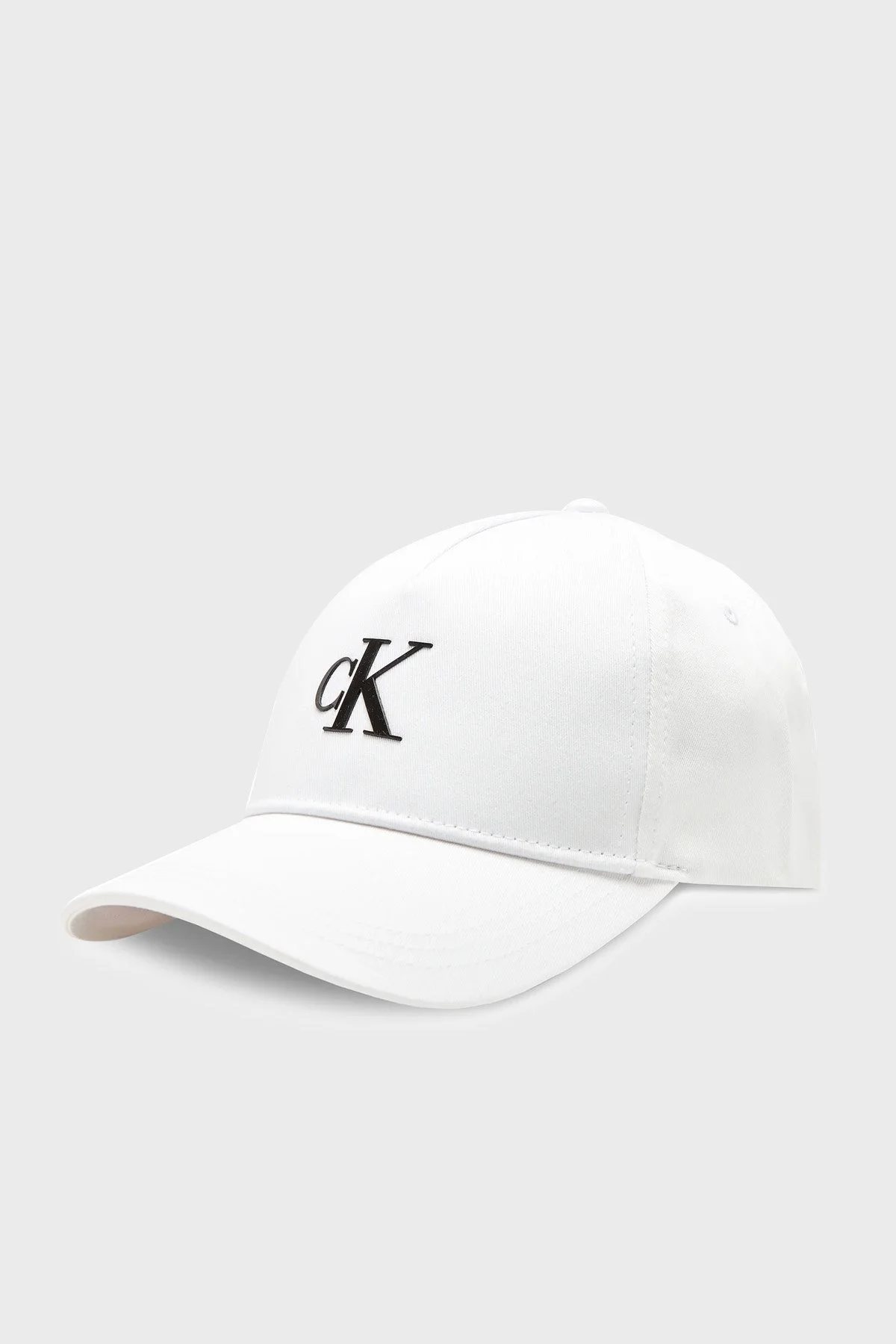 Calvin Klein Logolu Pamuklu Erkek Şapka K50K510750 YAF BEYAZ - 1