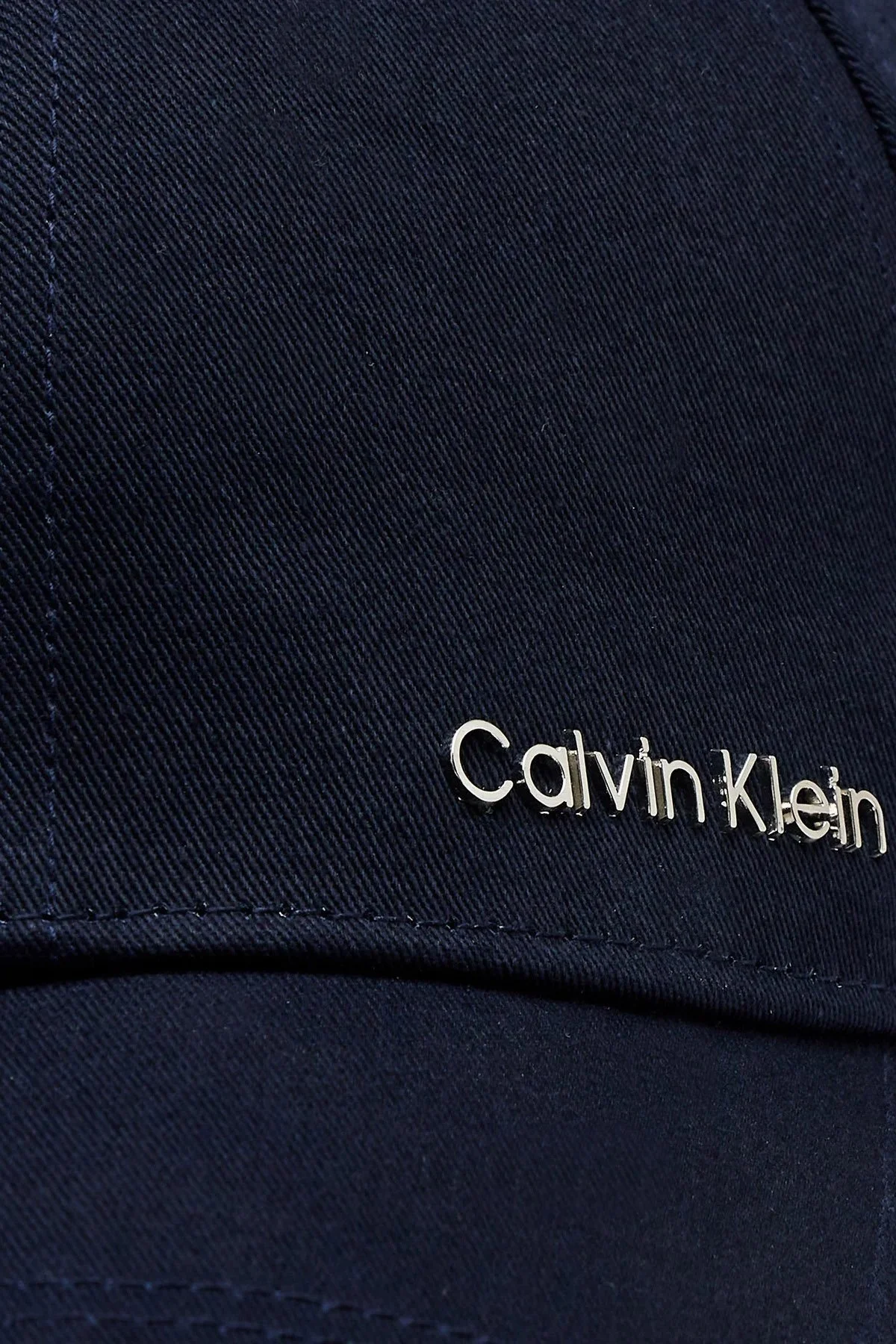 Calvin Klein Logolu Pamuklu K50K511310BA7 Erkek Şapka K50K511310 BA7 LACİVERT - 3