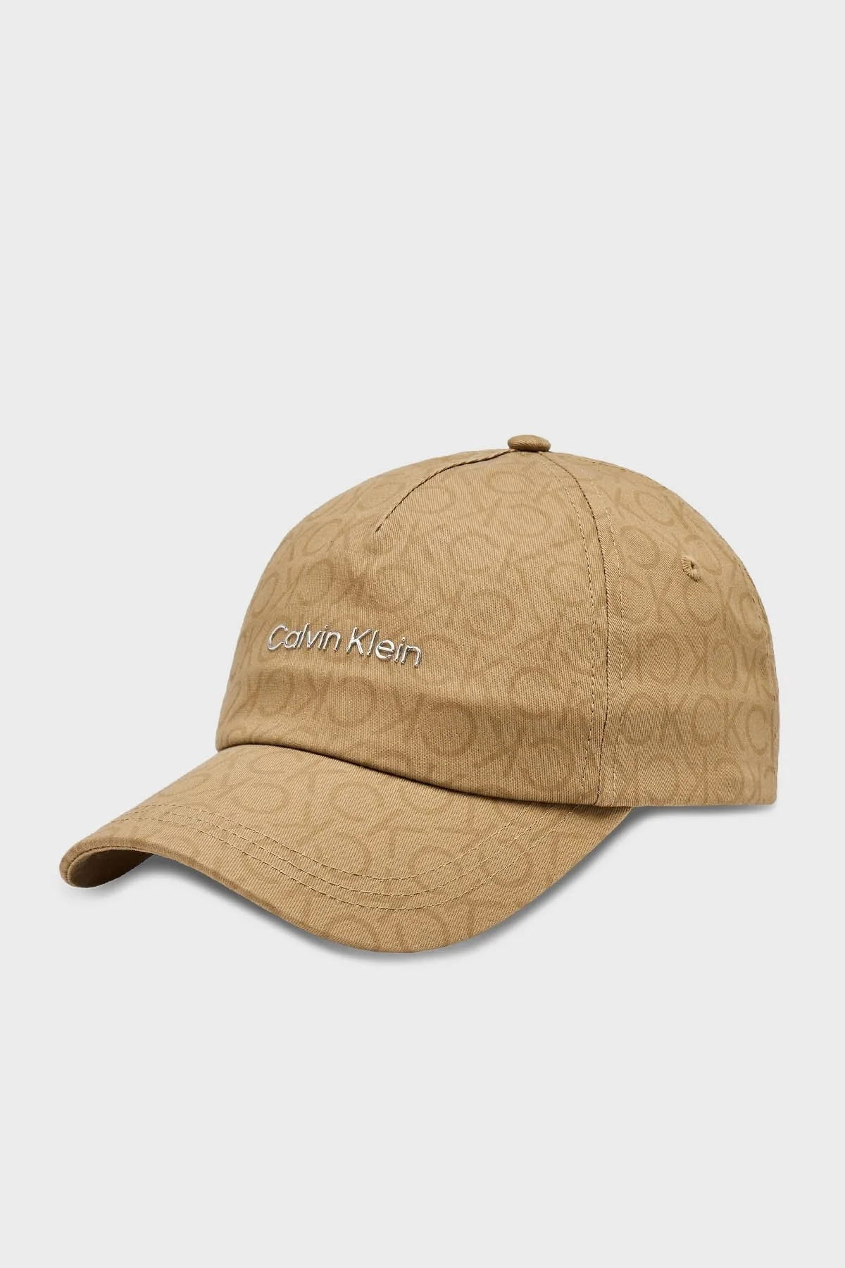 Calvin Klein Logolu Pamuklu K60K6105290HE Bayan Şapka K60K610529 0HE BEJ - 1