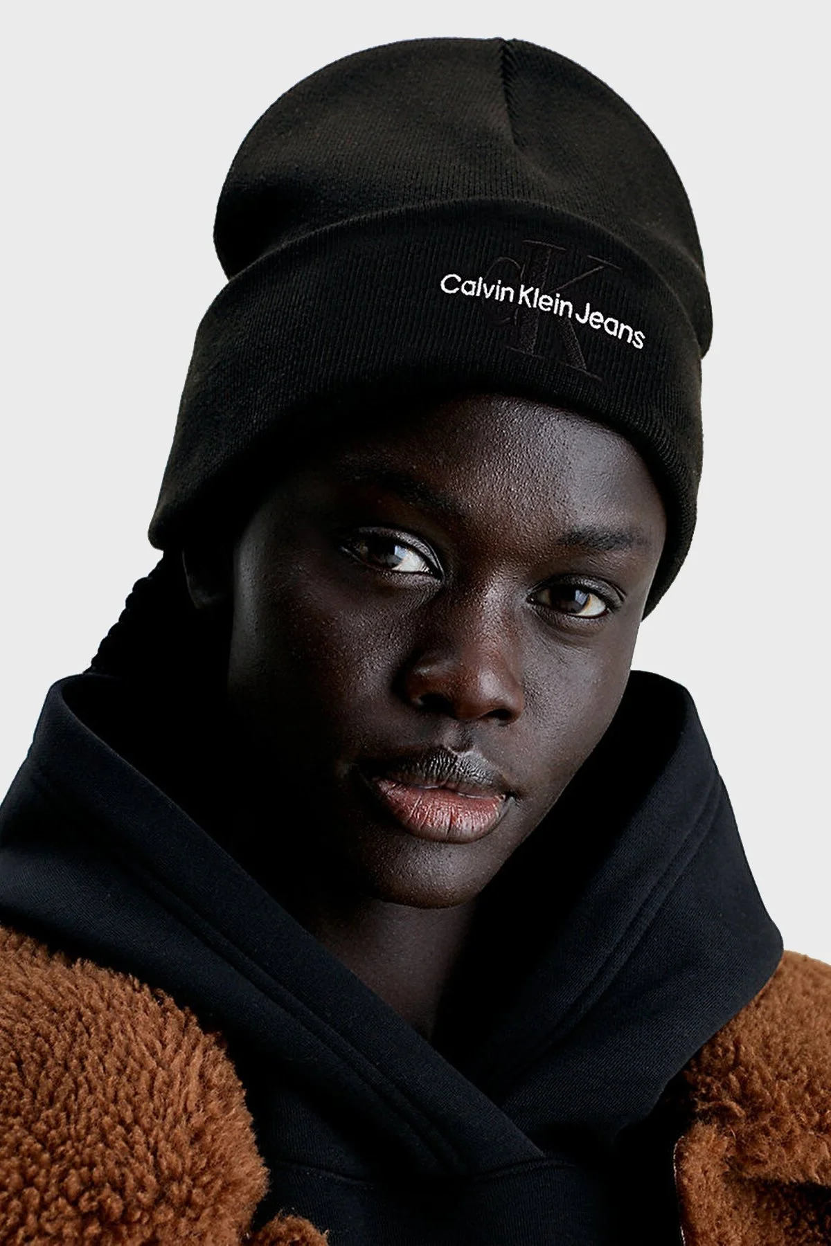 Calvin Klein Logolu Pamuklu K60K611254BDS Bayan Bere K60K611254 BDS SİYAH - 2