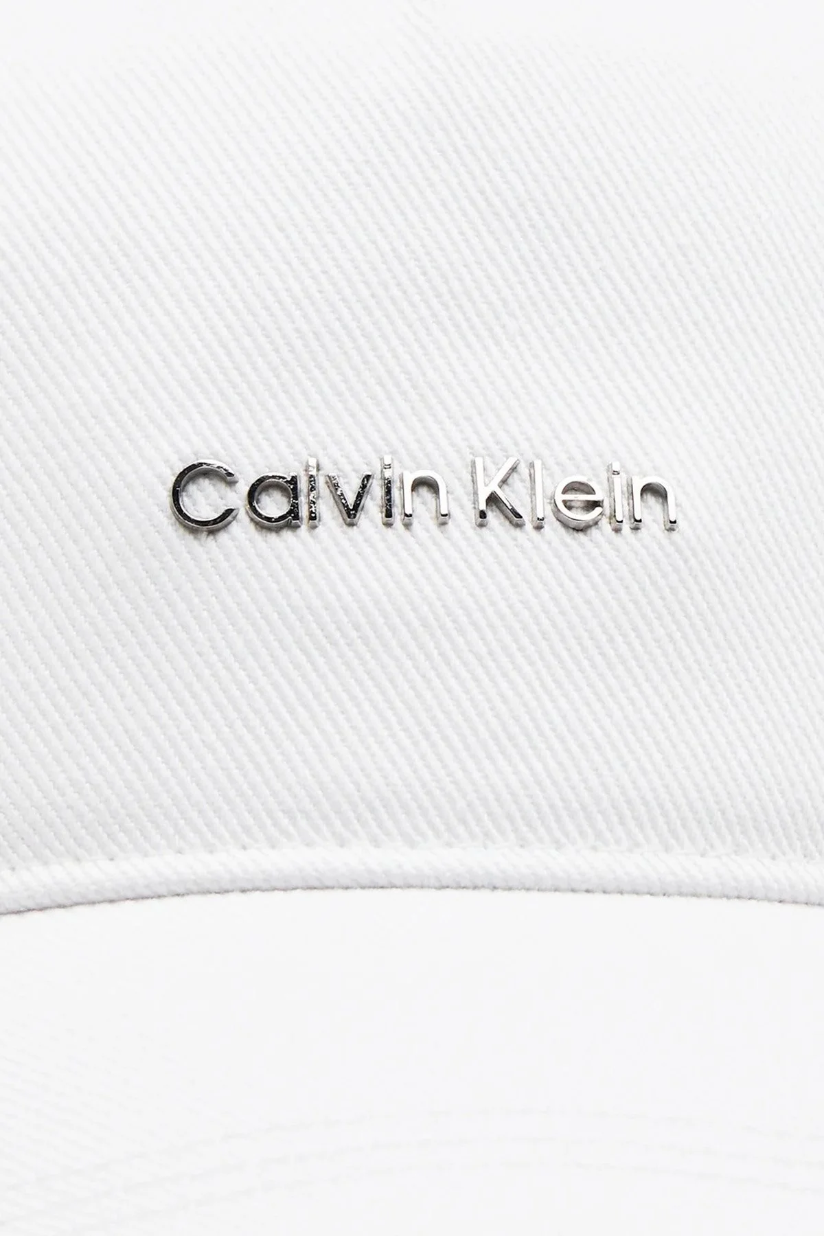Calvin Klein Logolu Pamuklu K60K612764YAF Bayan Şapka K60K612764 YAF BEYAZ - 3