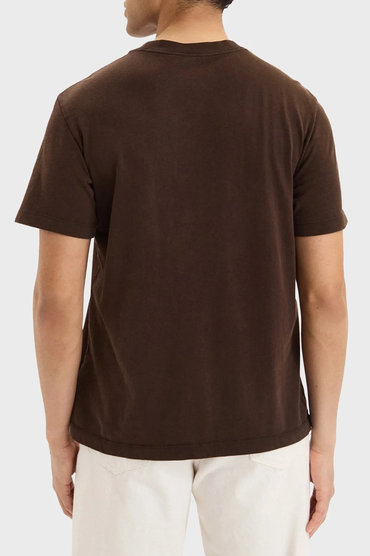Calvin Klein Logolu Pamuklu Regular Fit Bisiklet Yaka LV04RB824GTO2 Erkek T Shirt LV04RB824G TO2 KAHVE - 3