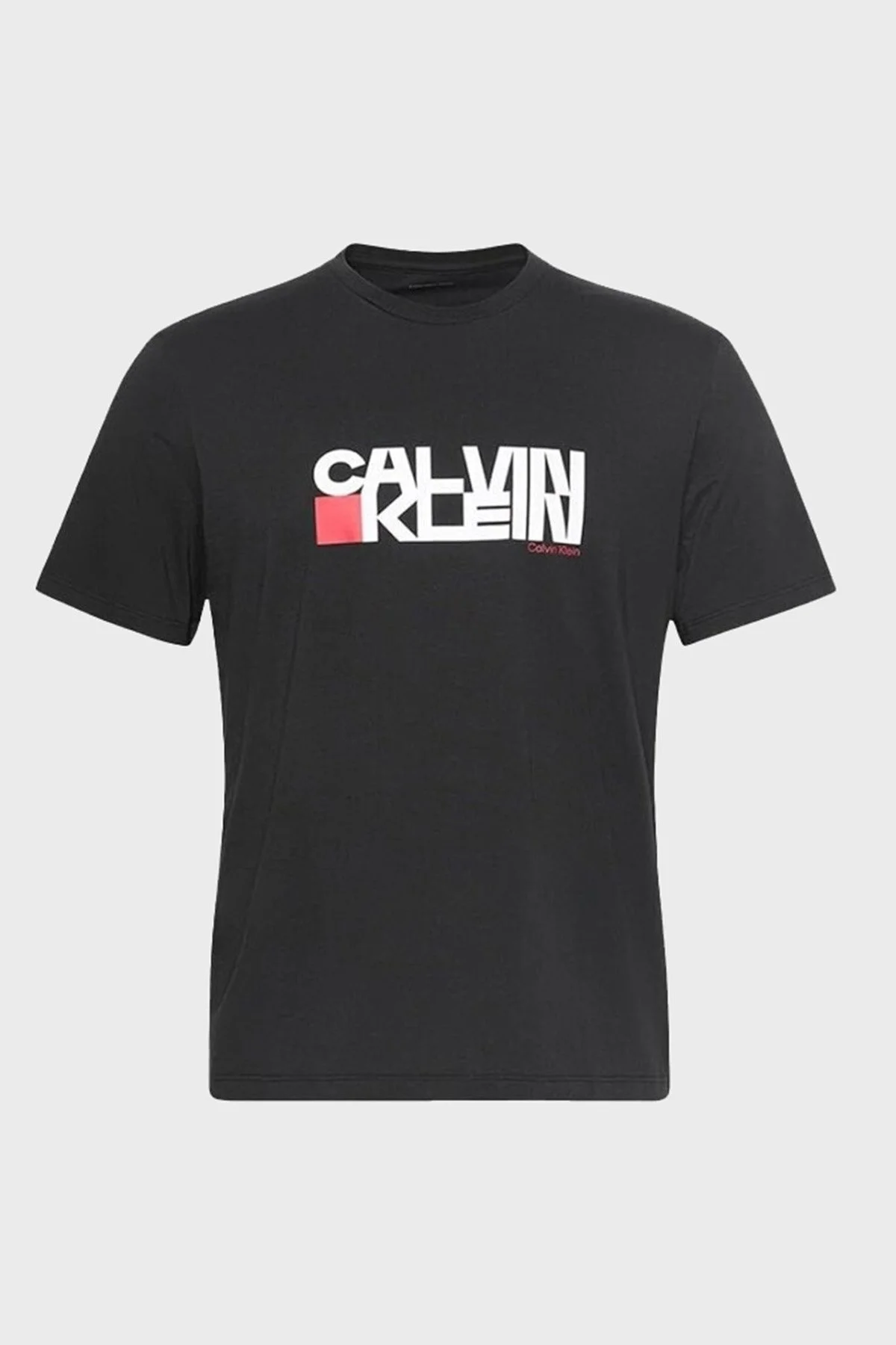 Calvin Klein Logolu Pamuklu Regular Fit Bisiklet Yaka LV04RD814GUB1 Erkek T Shirt LV04RD814G UB1 SİYAH - 5