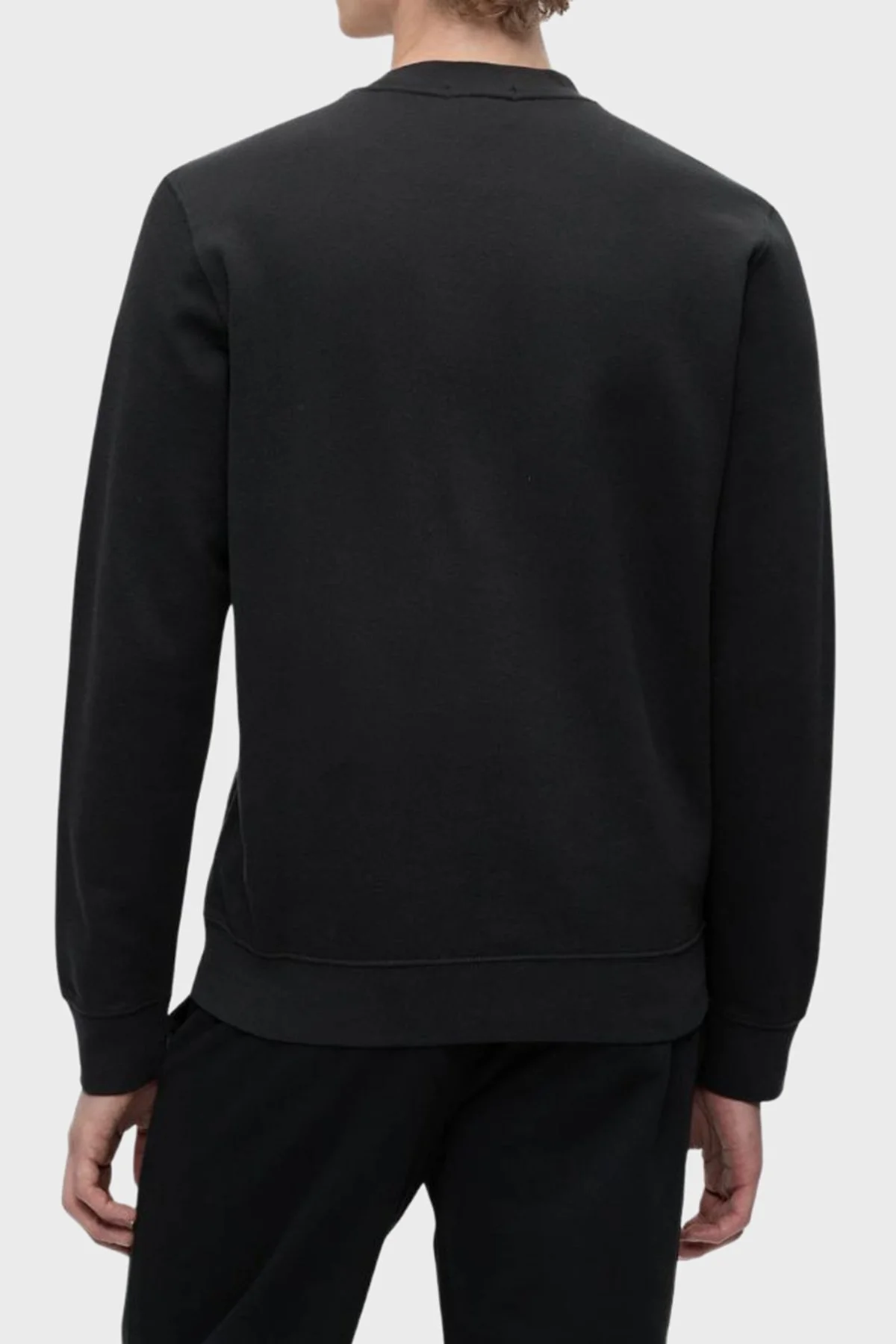 Calvin Klein Logolu Pamuklu Regular Fit Bisiklet Yaka LV04RG268GUB1 Erkek Sweat LV04RG268G UB1 Siyah - 2