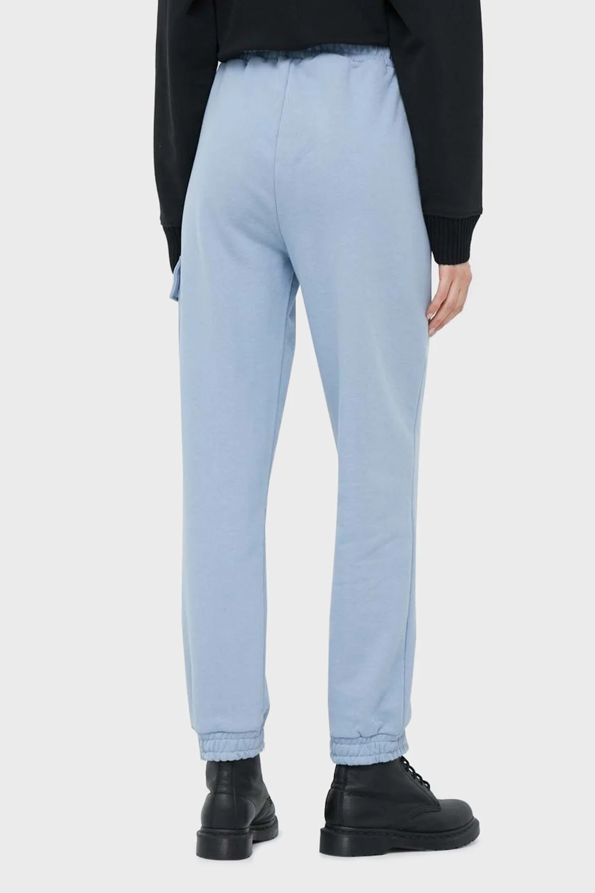 Calvin Klein Logolu Pamuklu Relaxed Fit Jogger Bayan Pantolon J20J220262 DAR AÇIK MAVİ - 4