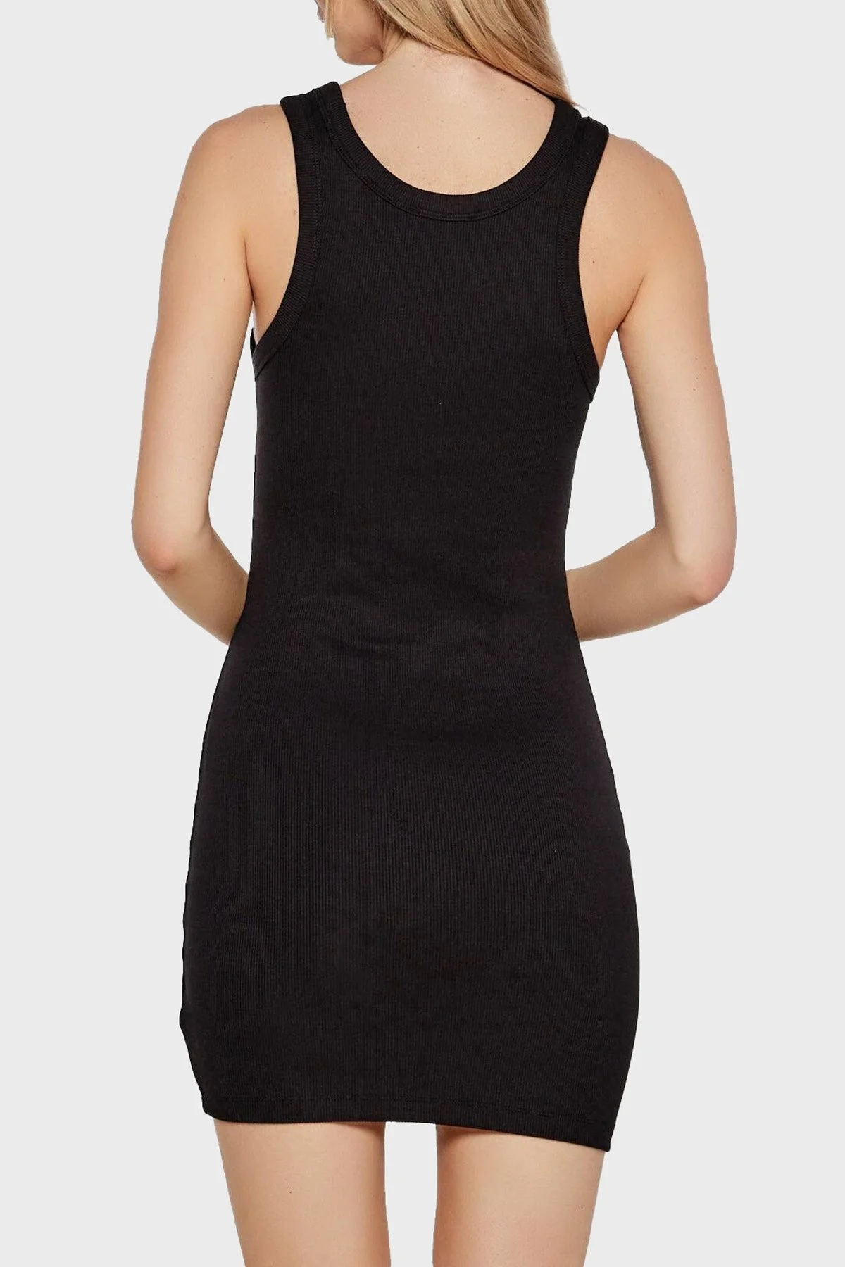 Calvin Klein Logolu Pamuklu Slim Fit Mini Boy J20J225577BEH Bayan Elbise J20J225577 BEH SİYAH - 7