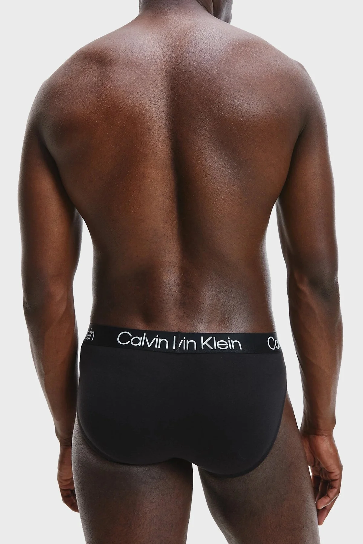 Calvin Klein Logolu Pamuklu Streç 3 Pack Slip Erkek Külot 000NB2969A 7V1 SİYAH - 3