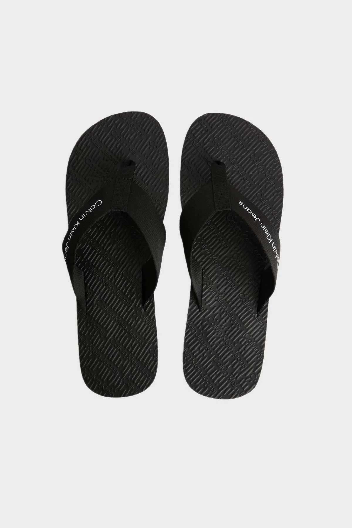 Calvin Klein Logolu Parmak Arası YM0YM00658BDS Erkek Terlik YM0YM00658 BDS SİYAH - 3