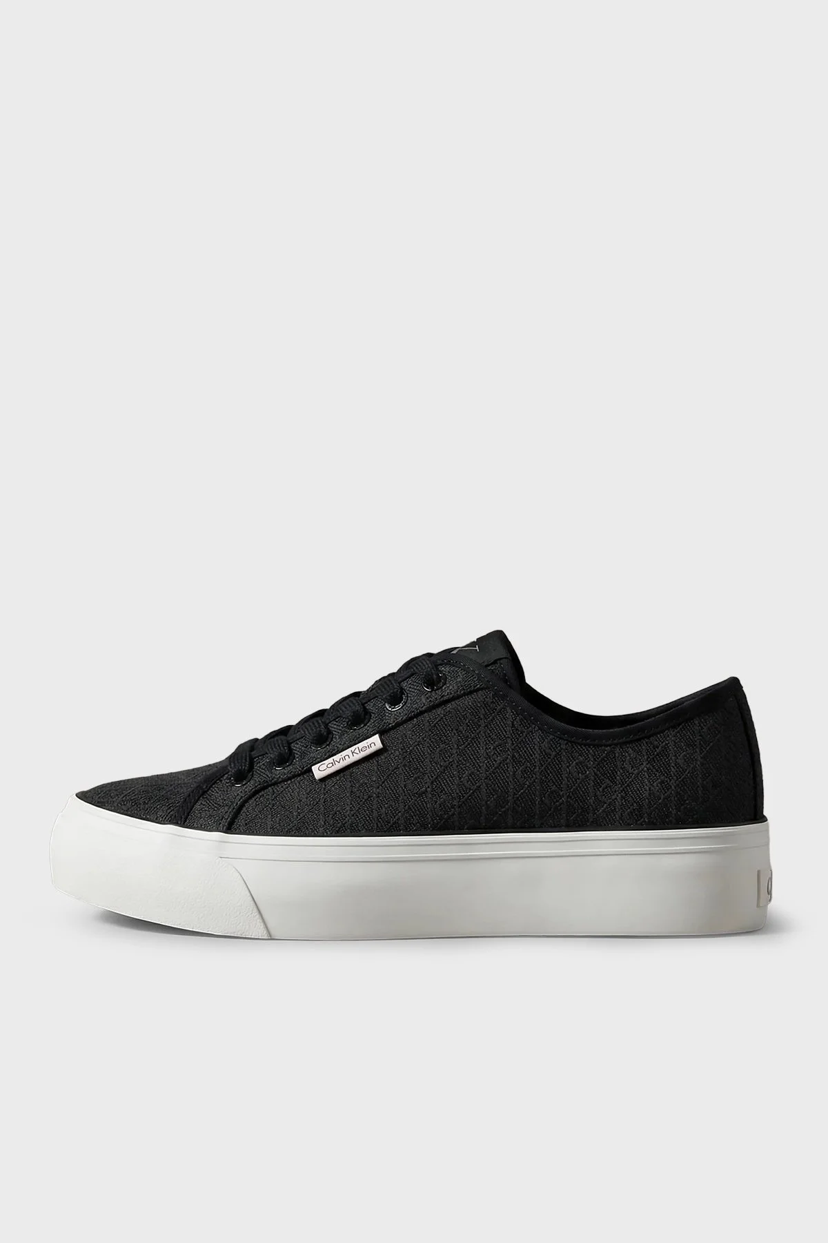 Calvin Klein Logolu Platform Sneaker HW0HW03265BEH Kadın Ayakkabı HW0HW03265 BEH SİYAH - 2