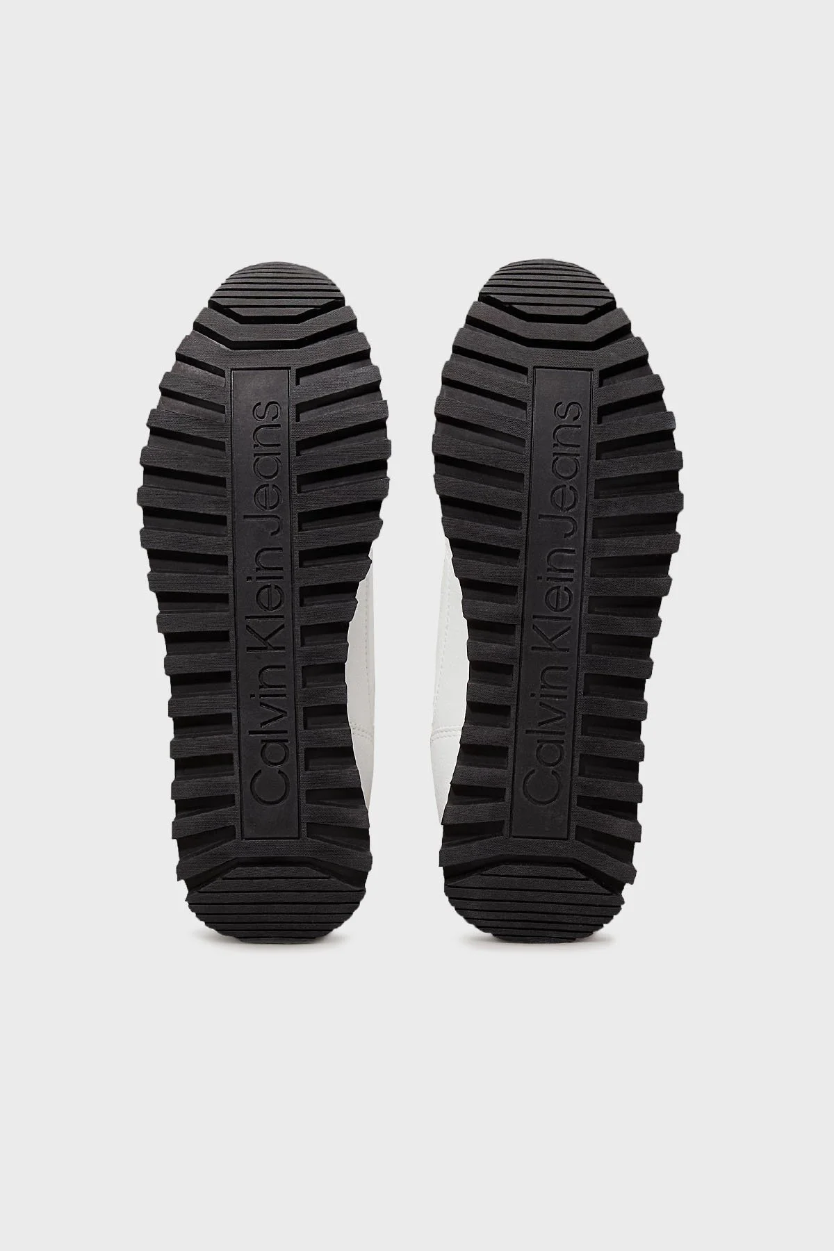 Calvin Klein Logolu Platform Taban Sneaker YW0YW0164201W Bayan Ayakkabı YW0YW01642 01W BEYAZ-SİYAH - 12