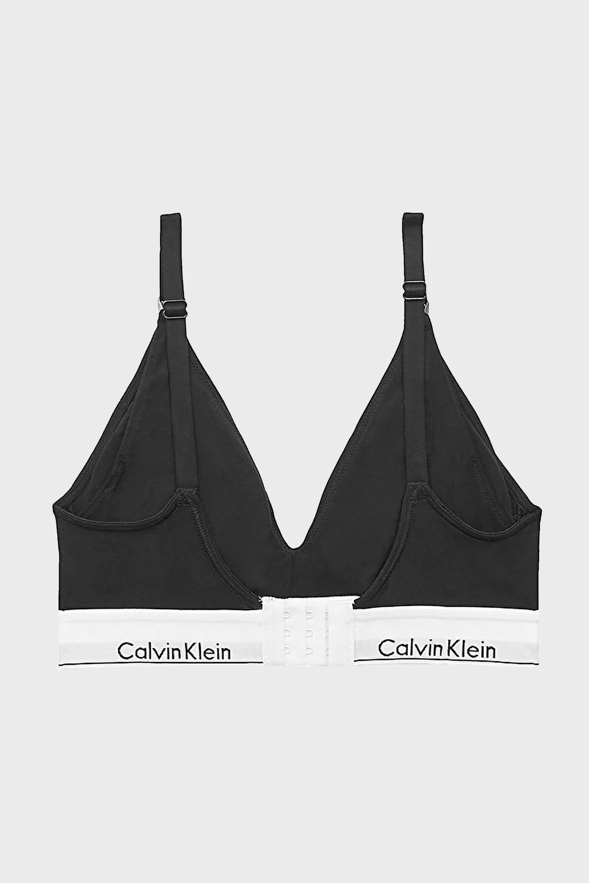 Calvin Klein Logolu Rahat Yumuşak Streç Pamuklu Emzirme 000QF6218E001 Bayan Sütyen 000QF6218E 001 SİYAH - 5